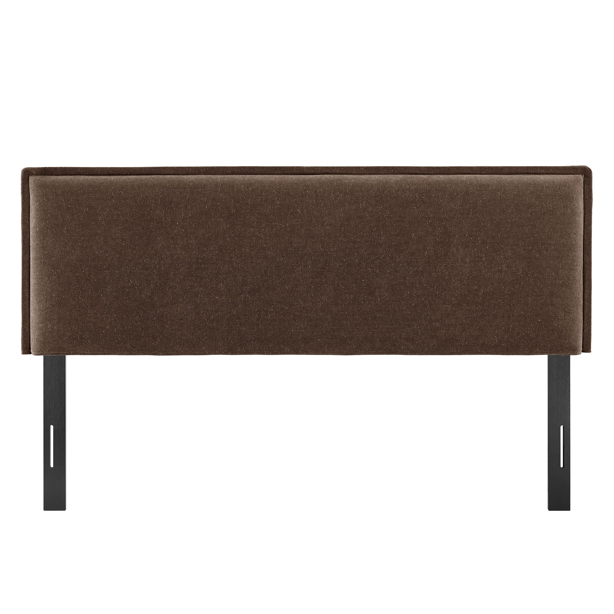 Camille Upholstered Linen Blend Queen Size Headboard