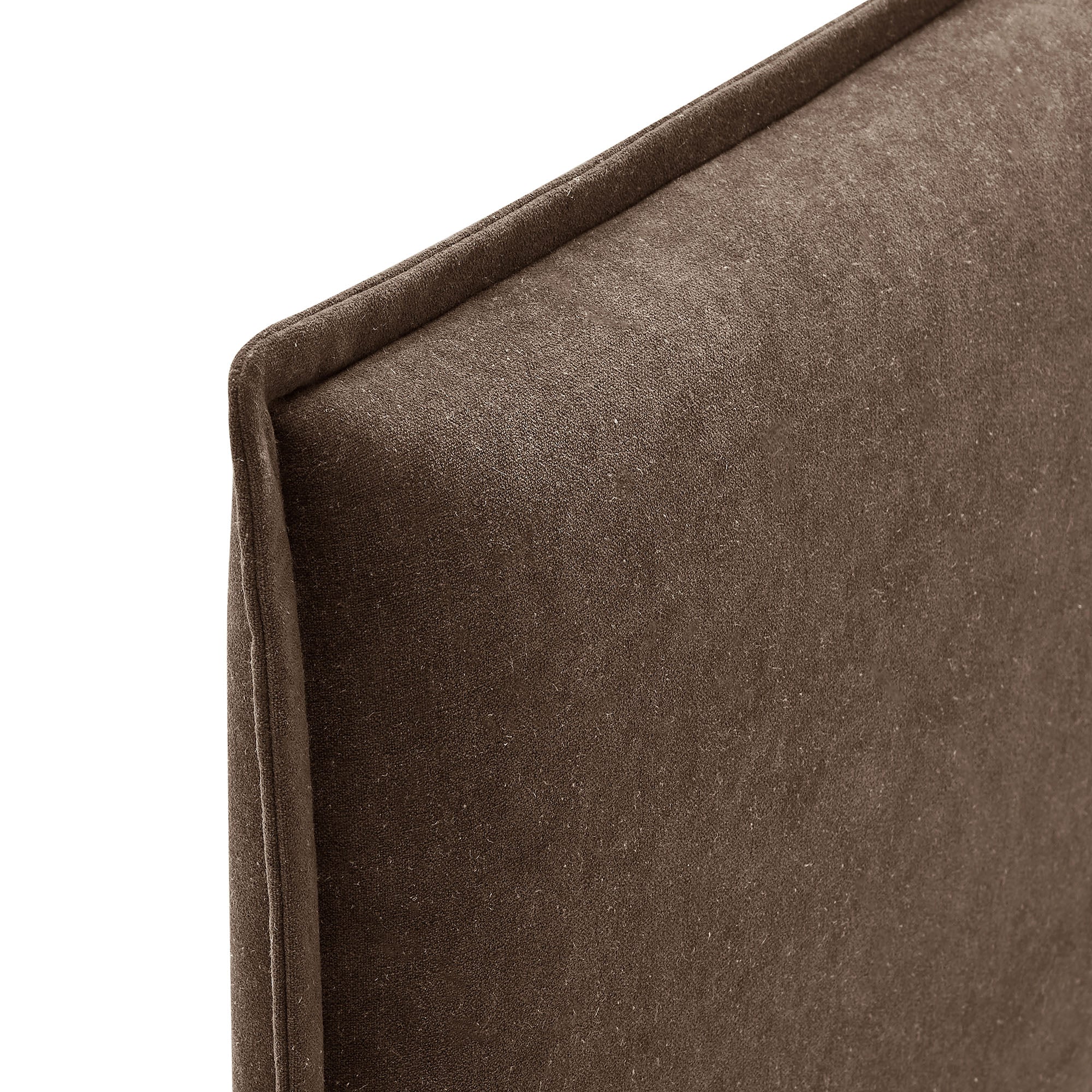 Camille Upholstered Linen Blend Queen Size Headboard