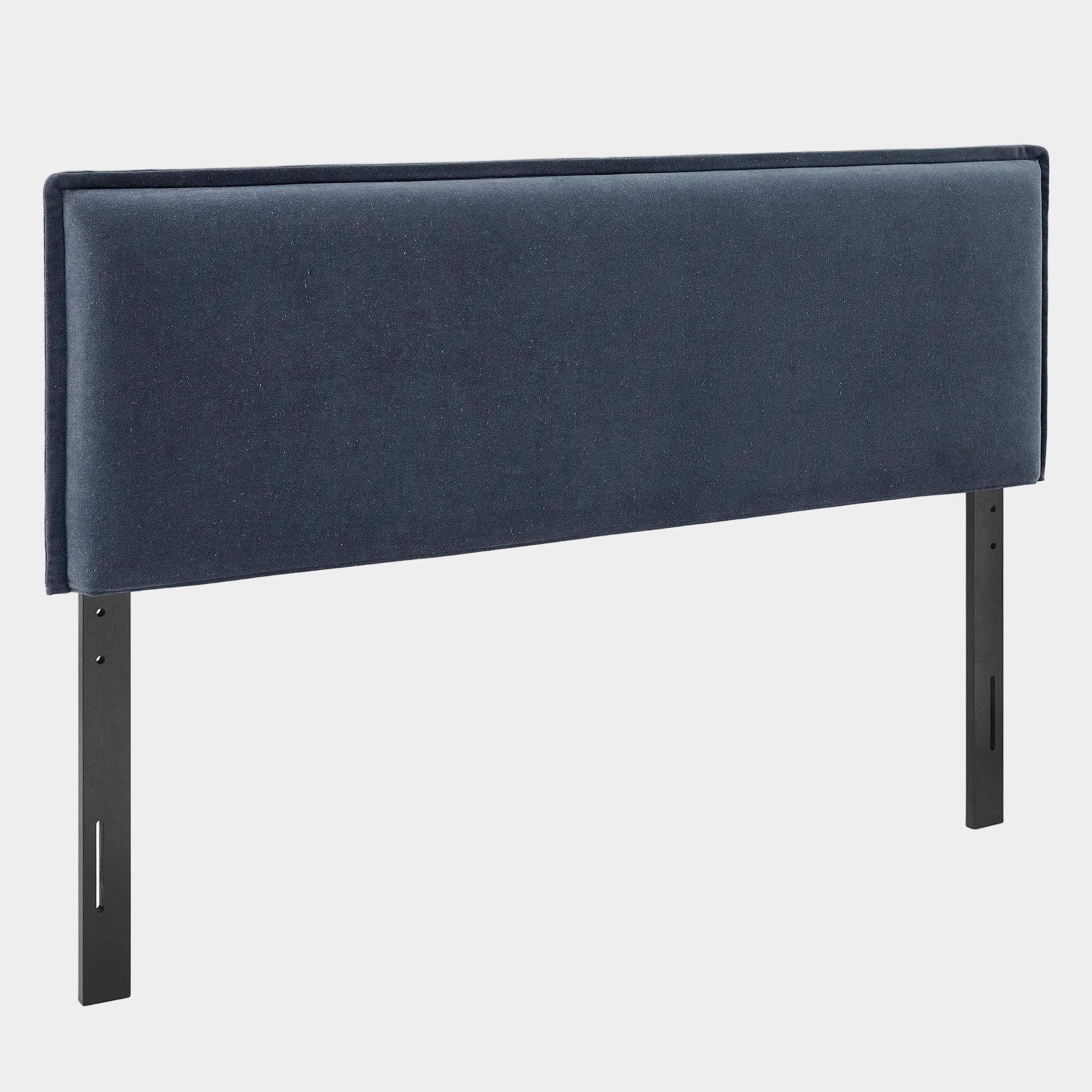 Camille Upholstered Linen Blend Queen Size Headboard