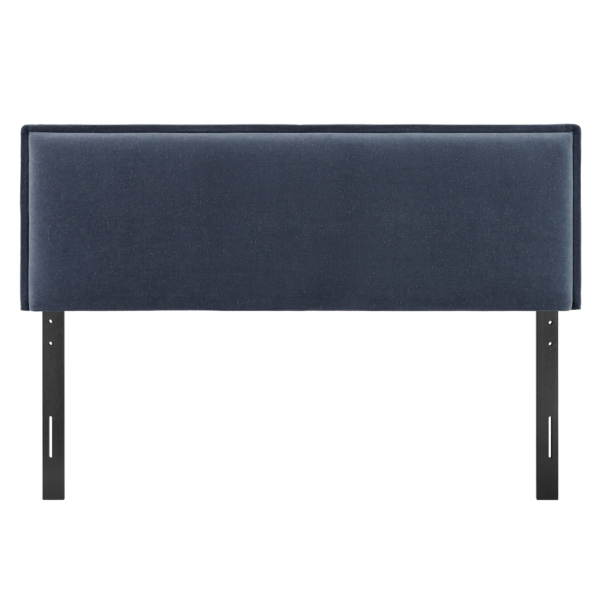 Camille Upholstered Linen Blend Queen Size Headboard