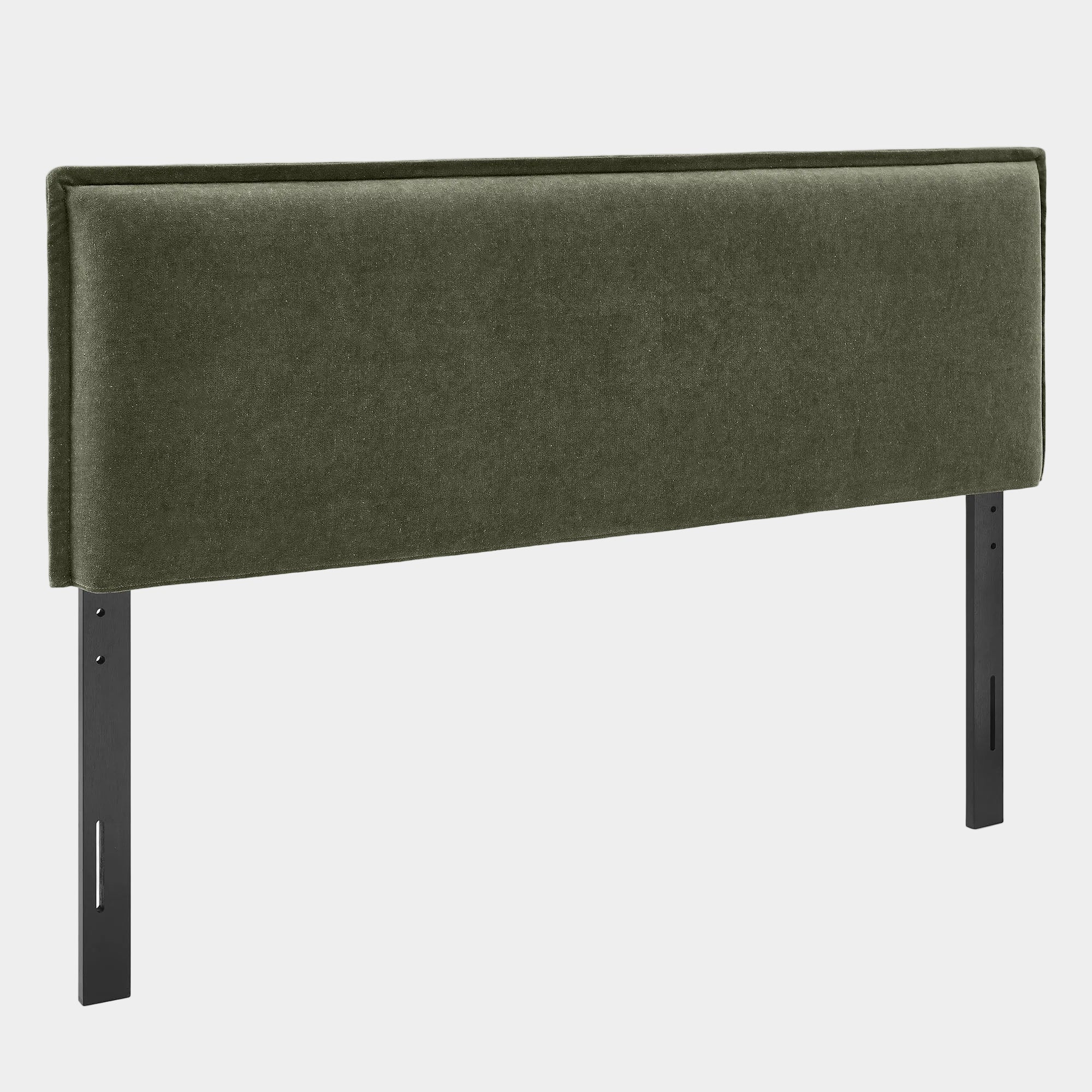 Camille Upholstered Linen Blend Queen Size Headboard