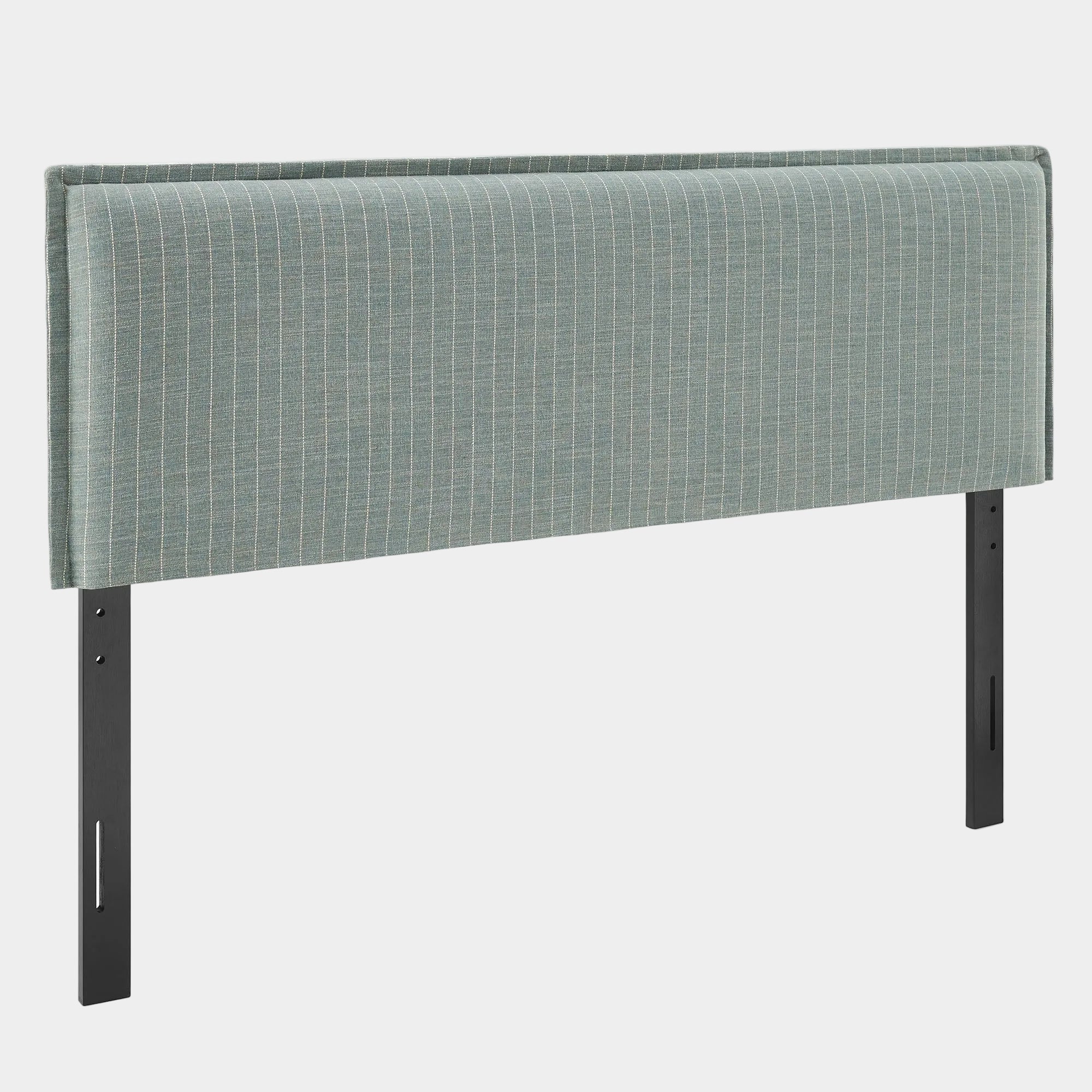 Camille Striped Linen Blend Queen Size Headboard