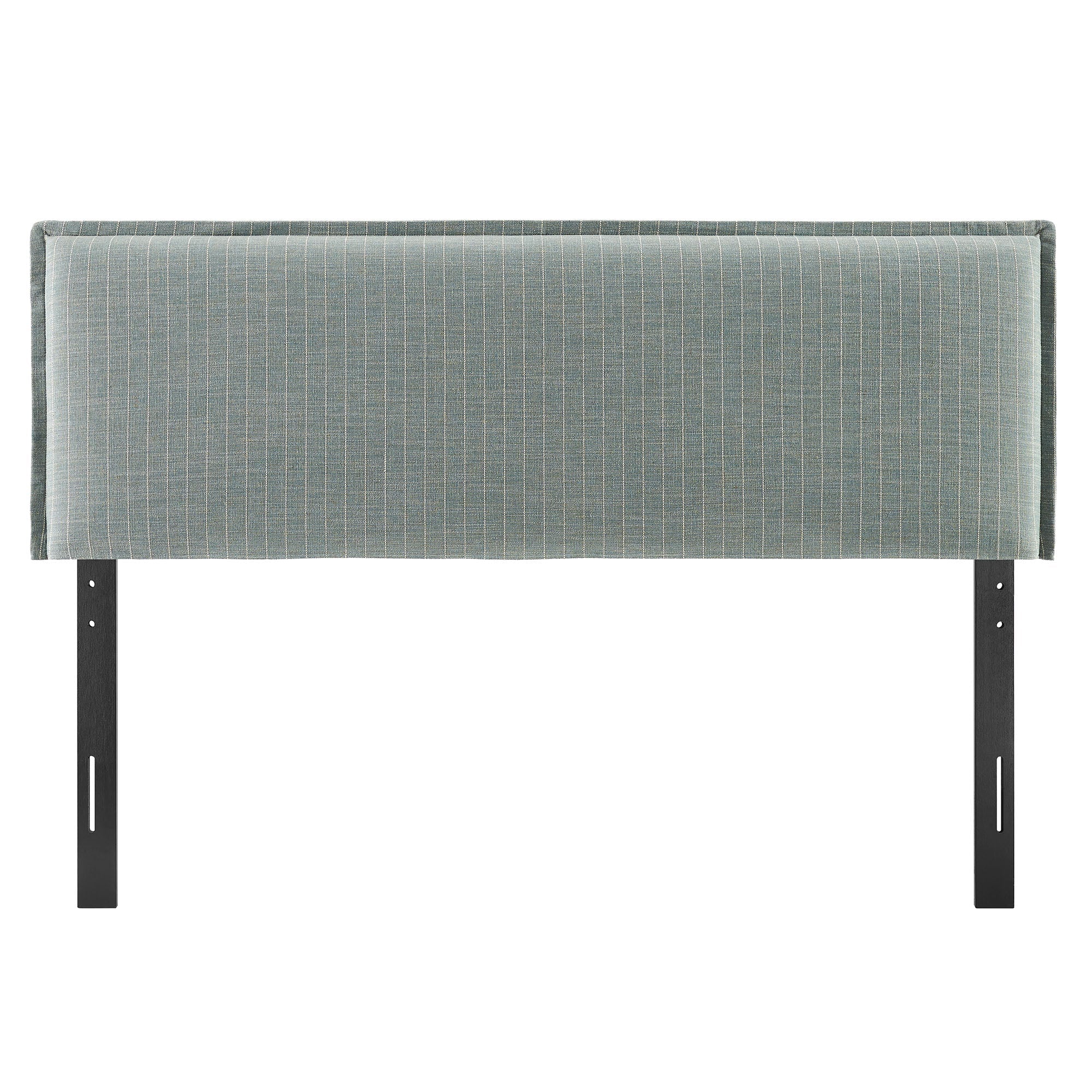 Camille Striped Linen Blend Queen Size Headboard