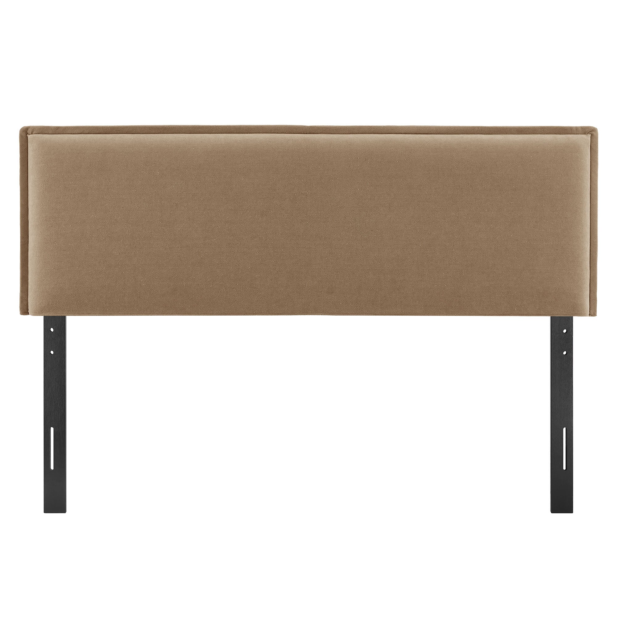 Camille Upholstered Linen Blend Queen Size Headboard