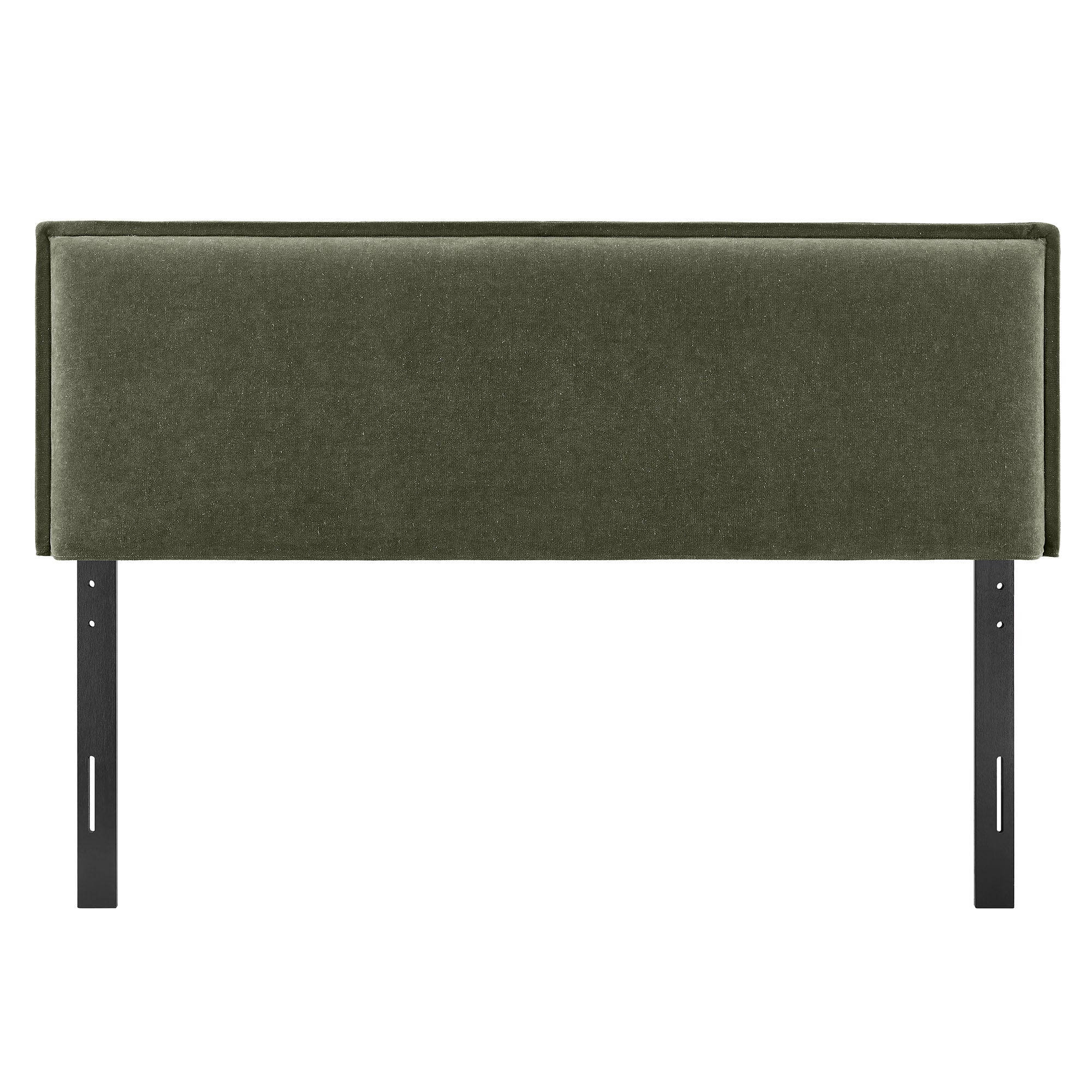 Camille Upholstered Linen Blend Queen Size Headboard
