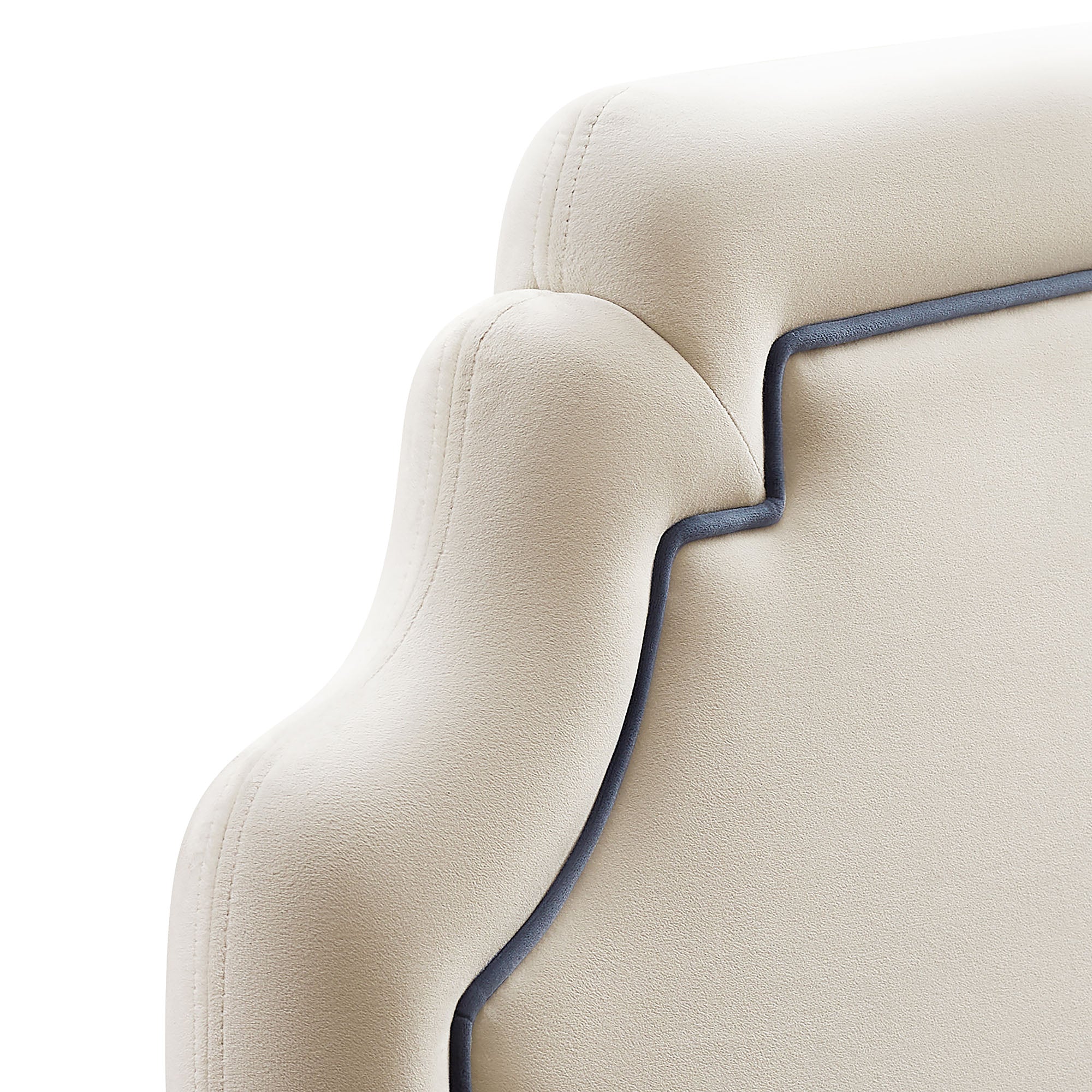 Magnolia Stain-Resistant Performance Velvet Queen Size Headboard