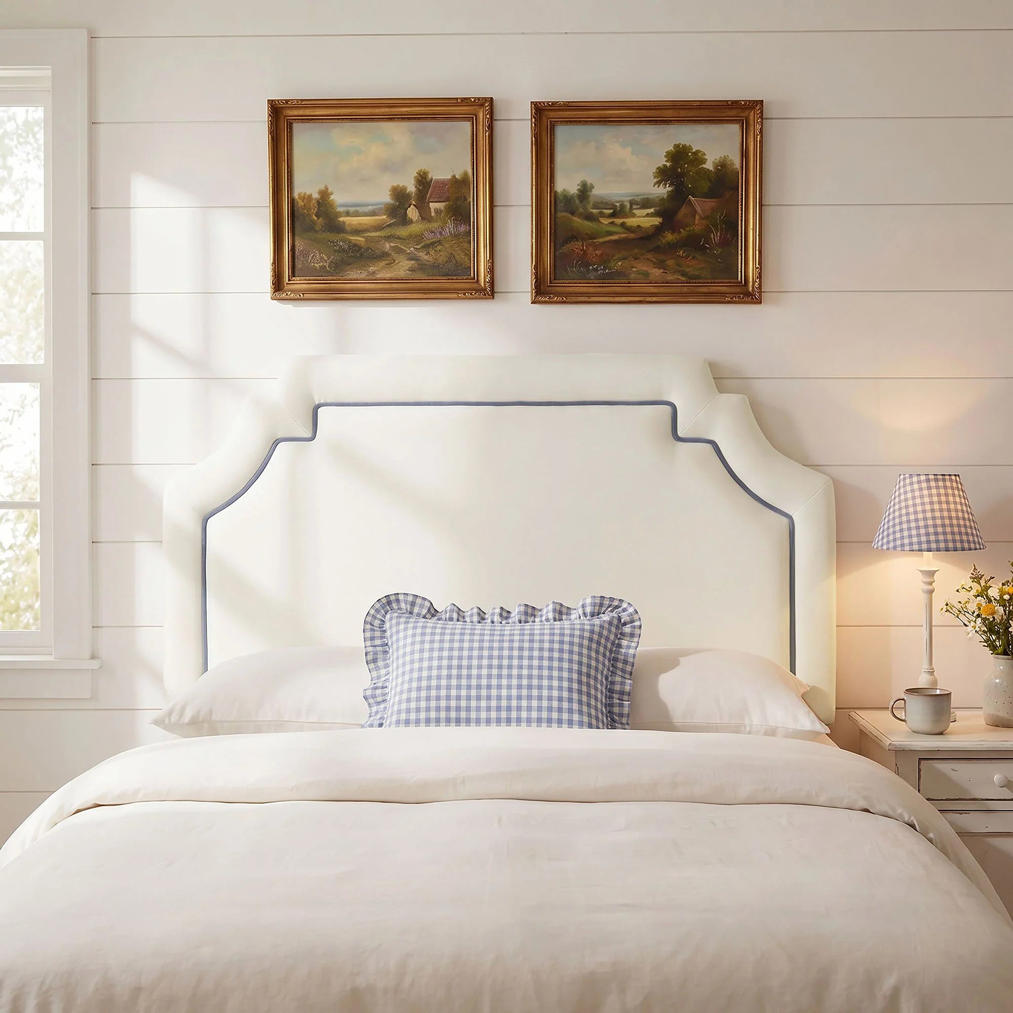 Magnolia Stain-Resistant Performance Velvet Queen Size Headboard