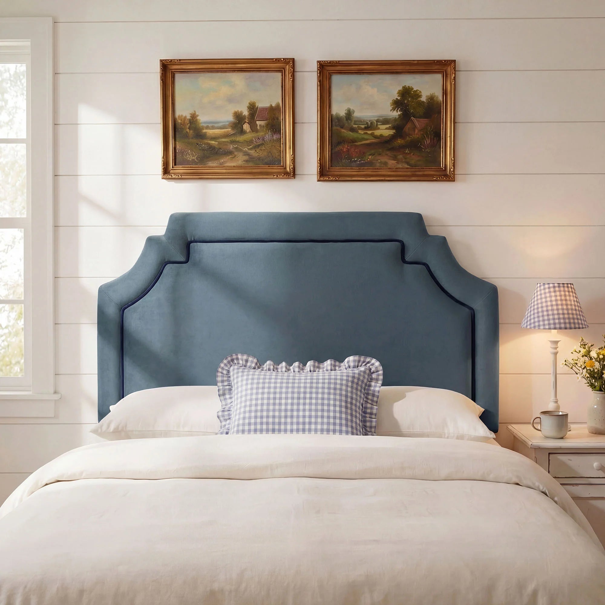 Magnolia Stain-Resistant Performance Velvet Queen Size Headboard