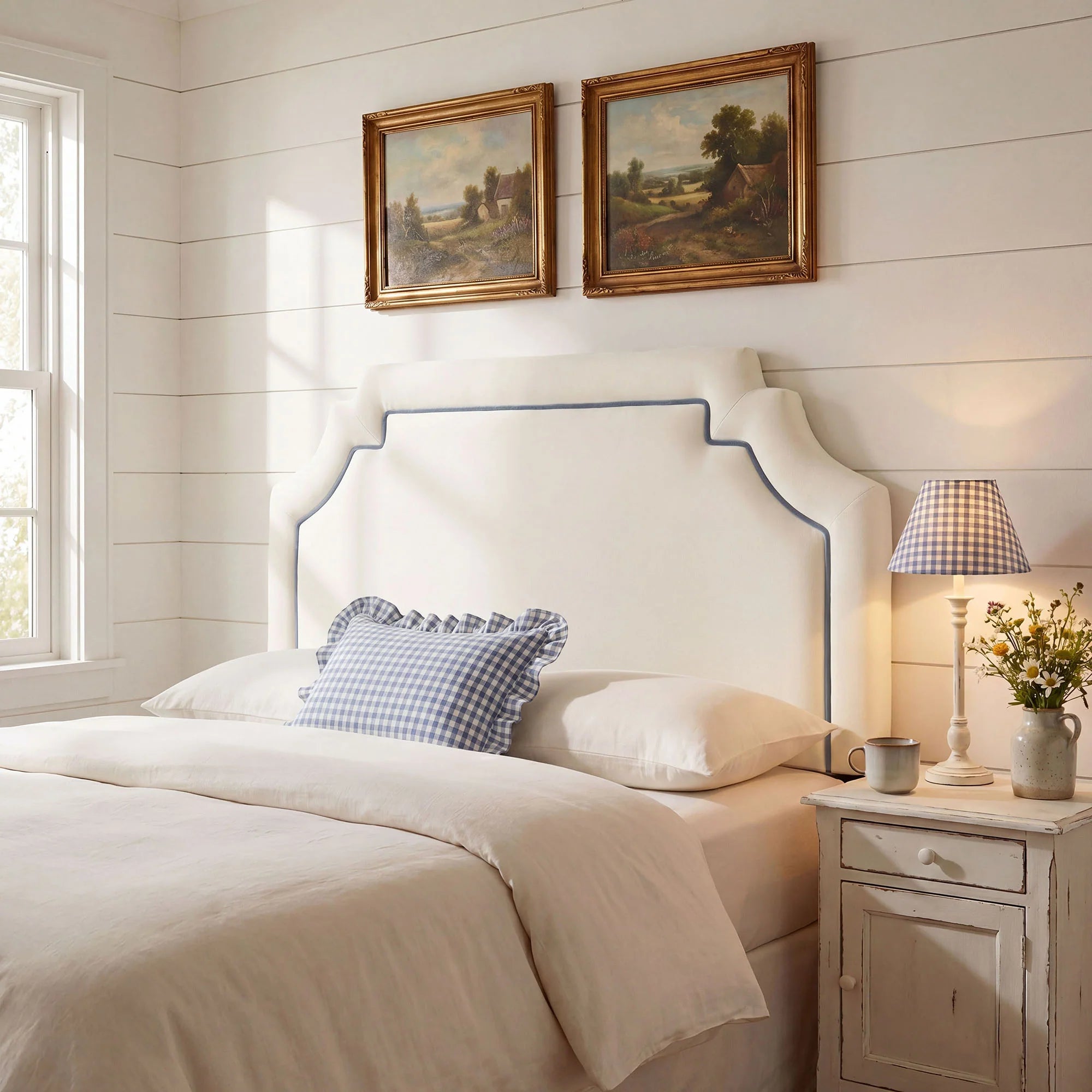 Magnolia Stain-Resistant Performance Velvet Queen Size Headboard