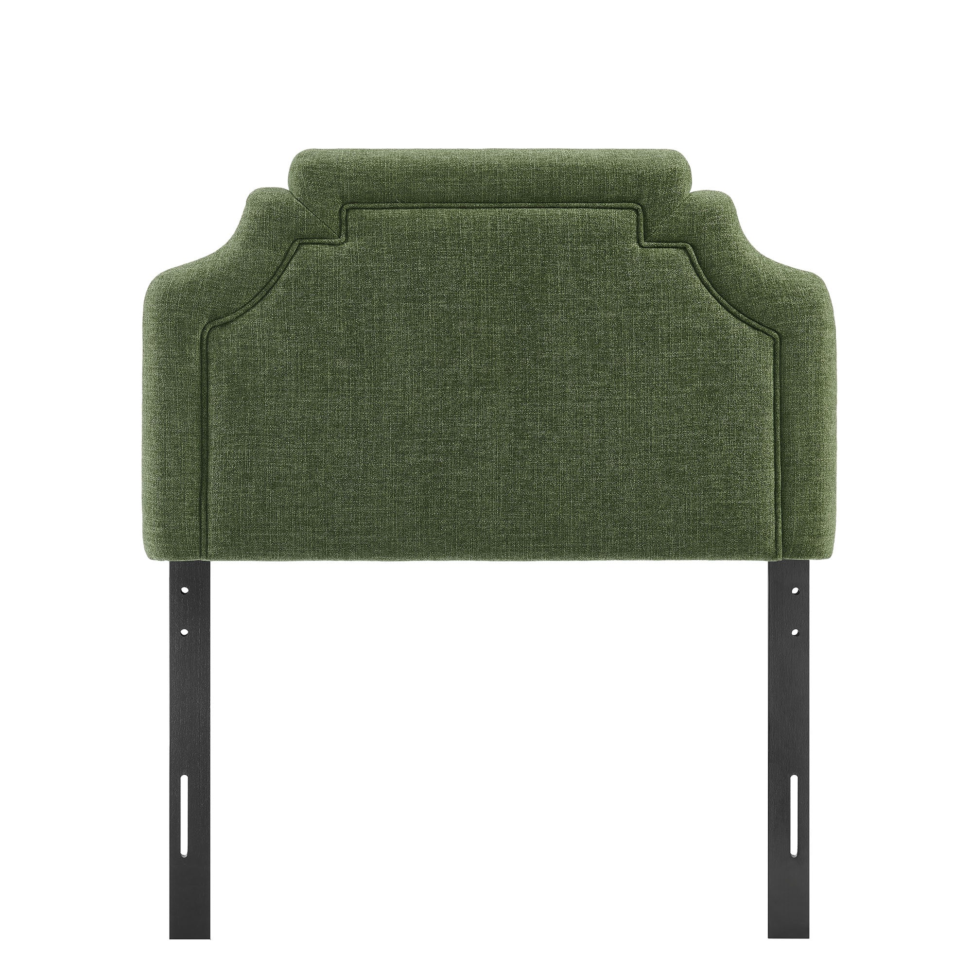 Magnolia Upholstered Fabric Queen Size Headboard