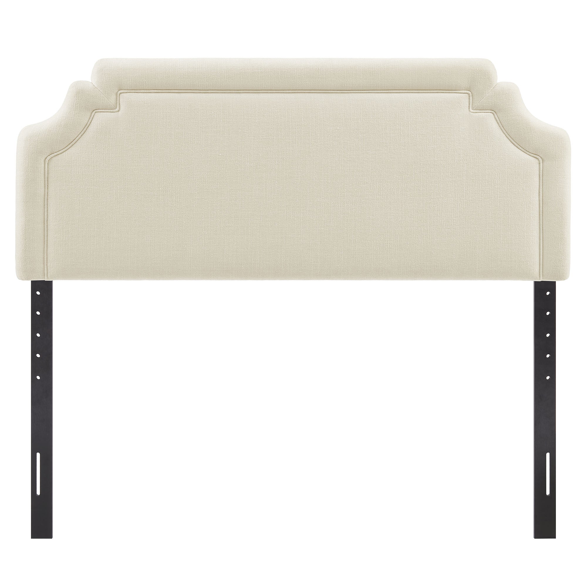 Magnolia Upholstered Fabric Queen Size Headboard