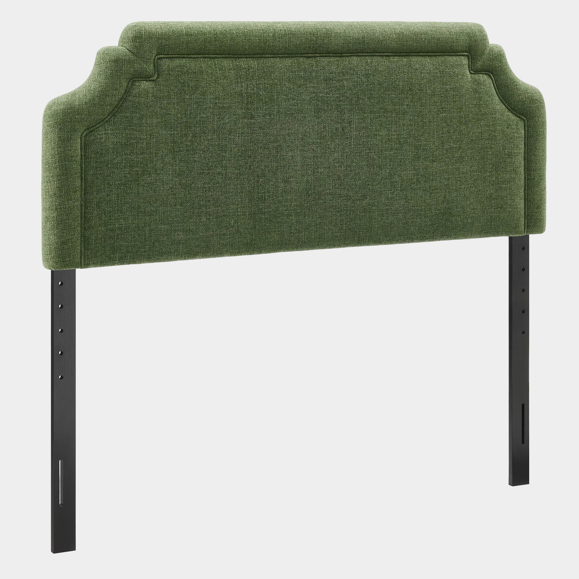 Magnolia Upholstered Fabric Queen Size Headboard