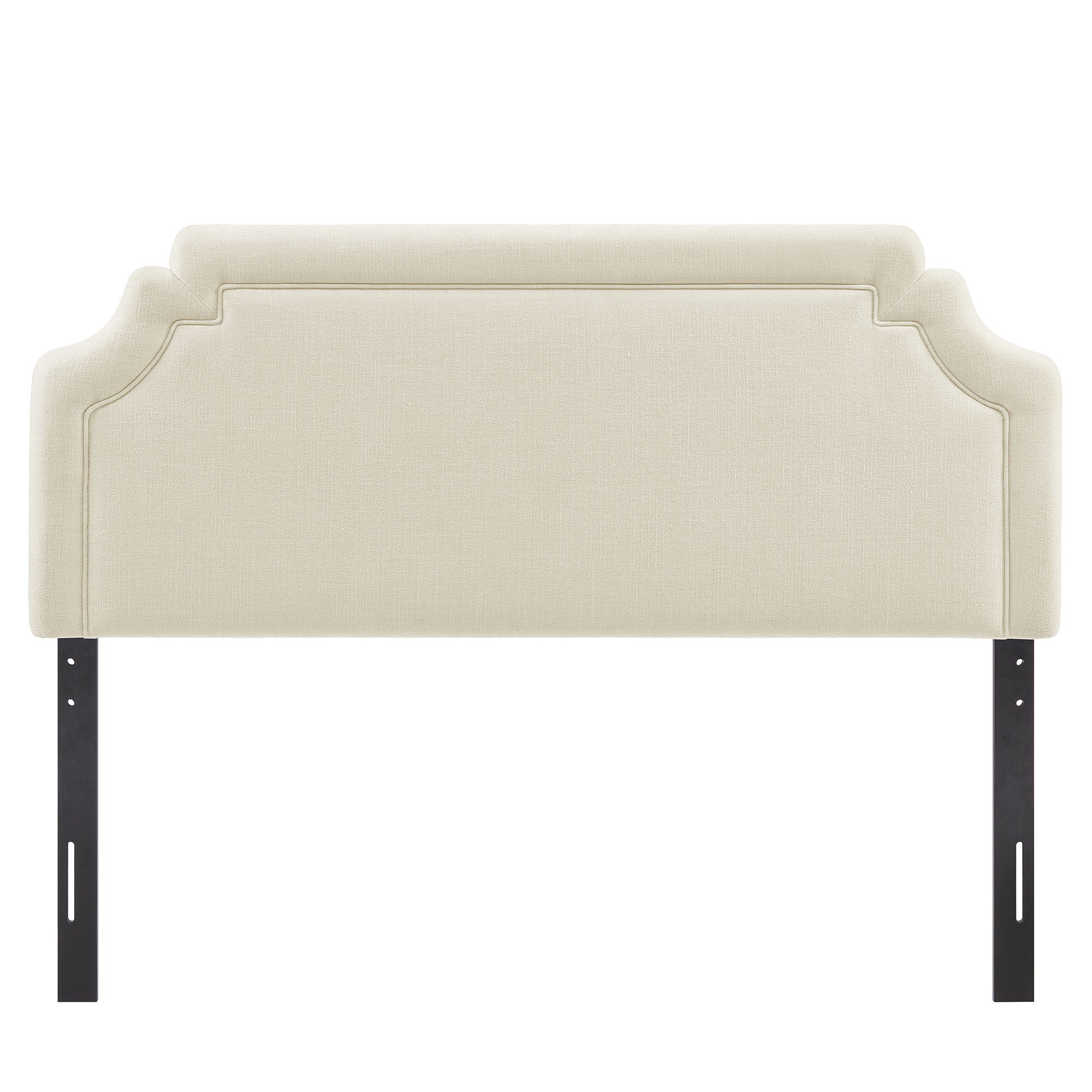 Magnolia Upholstered Fabric Queen Size Headboard
