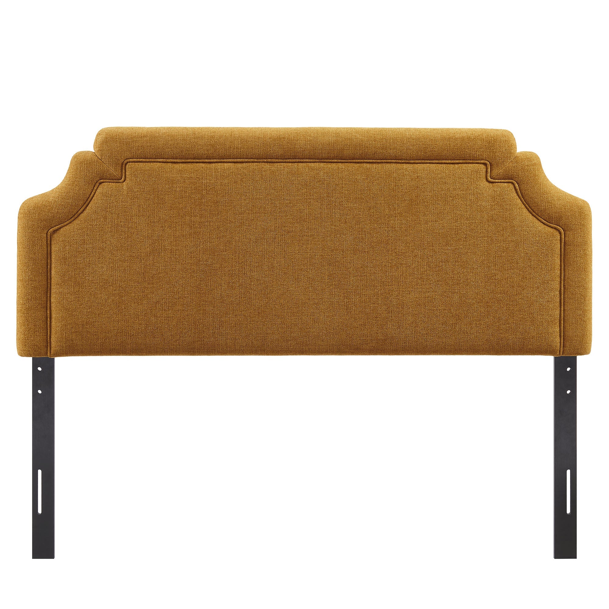 Magnolia Upholstered Fabric Queen Size Headboard