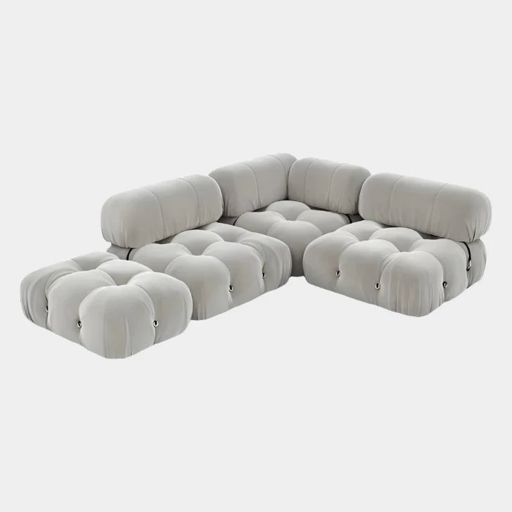 Mario Bellini Velvet Sofa - Middle Module (Reproduction)