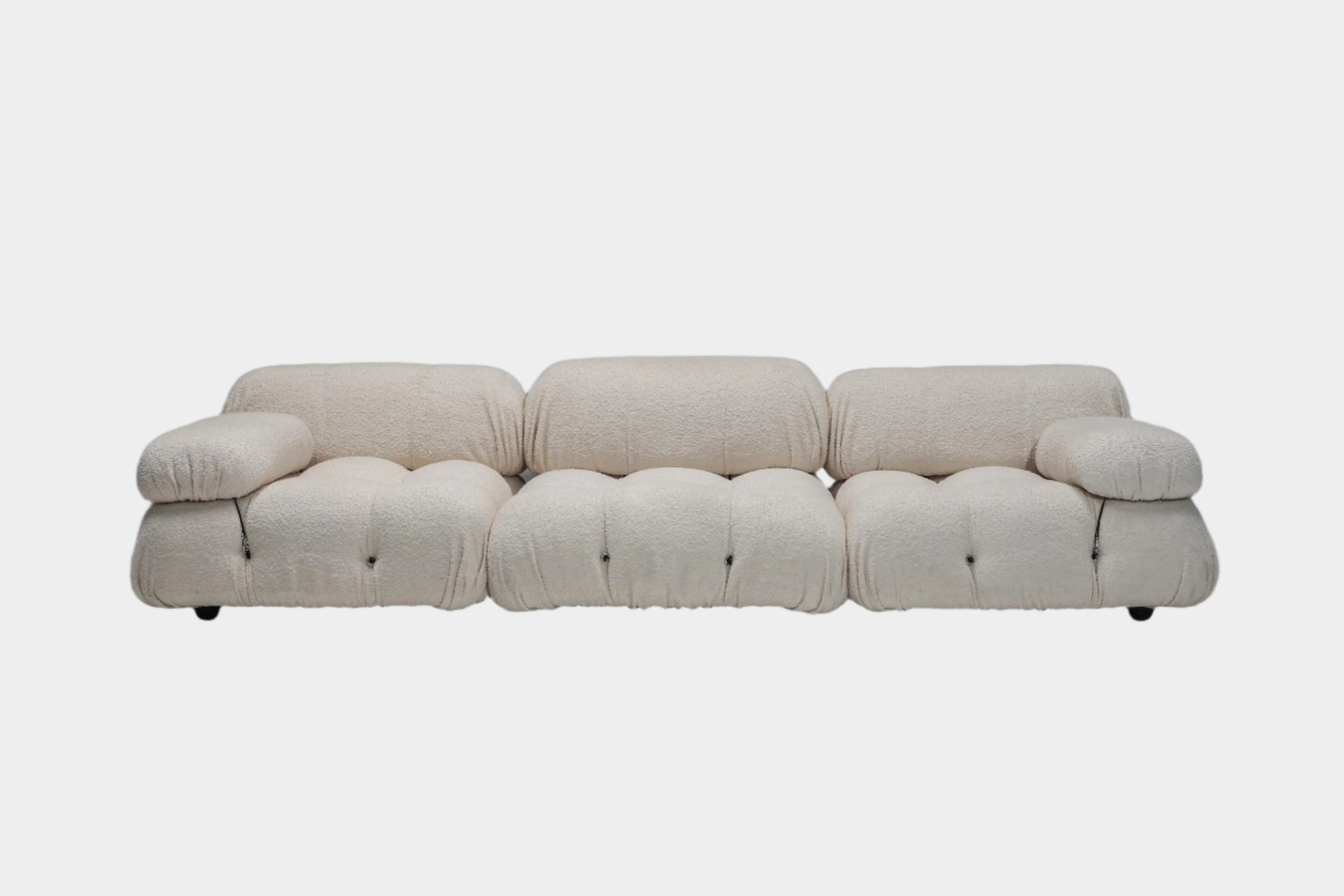 Mario Bellini Boucle Sofa with Ottoman