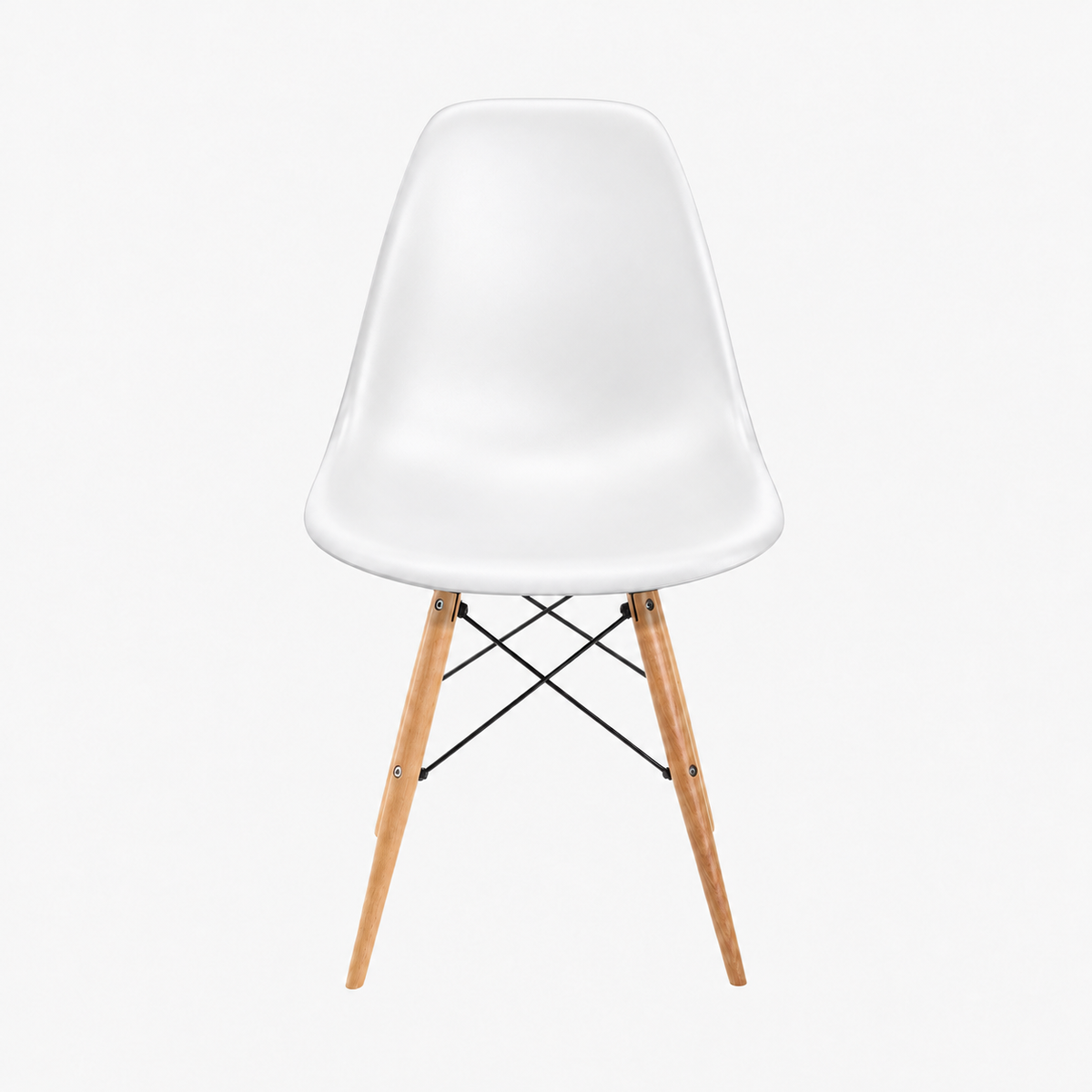 Eames Eiffel Molded Plastic Kids Chair - Wooden Legs