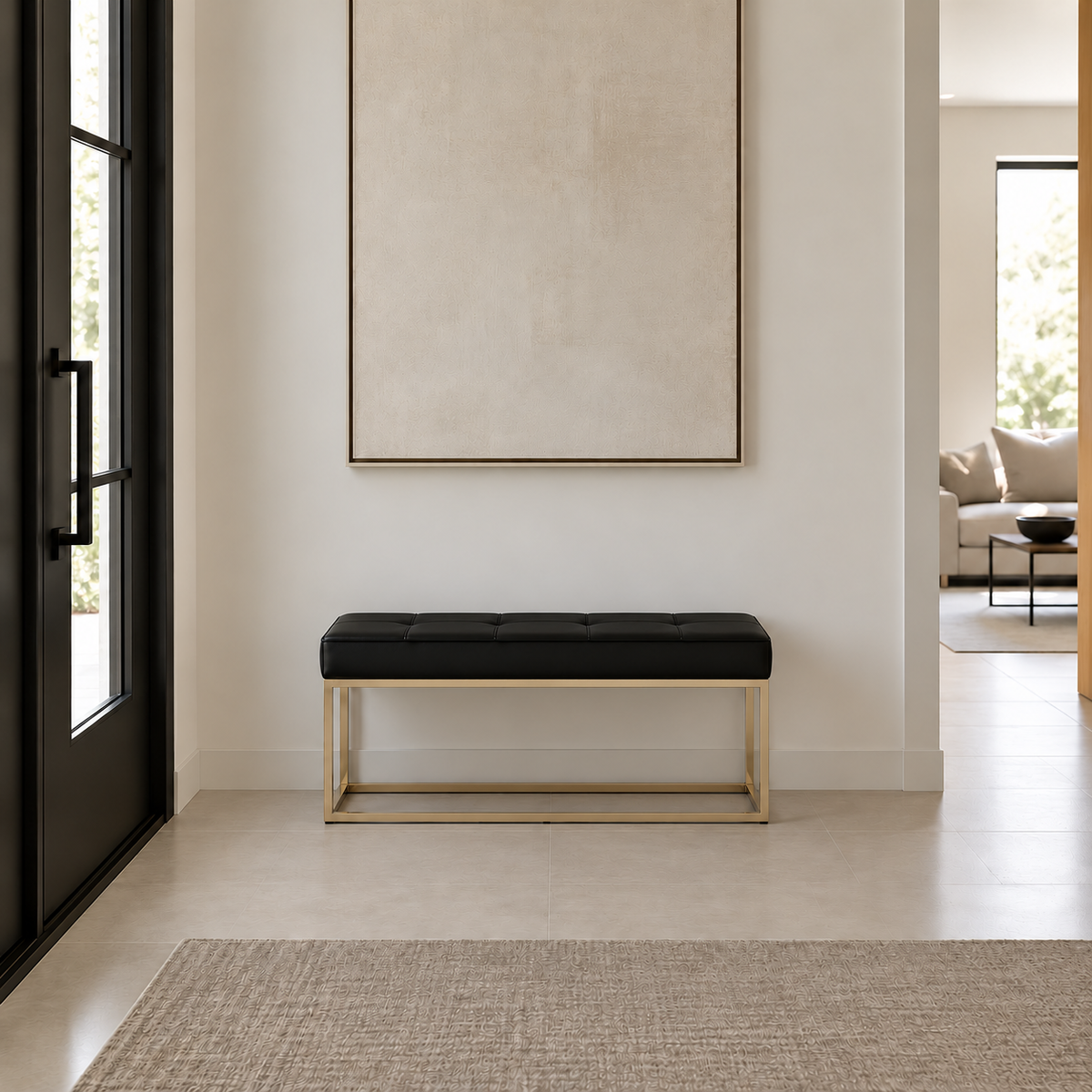 Cisne Bench 40" (Gold Base)