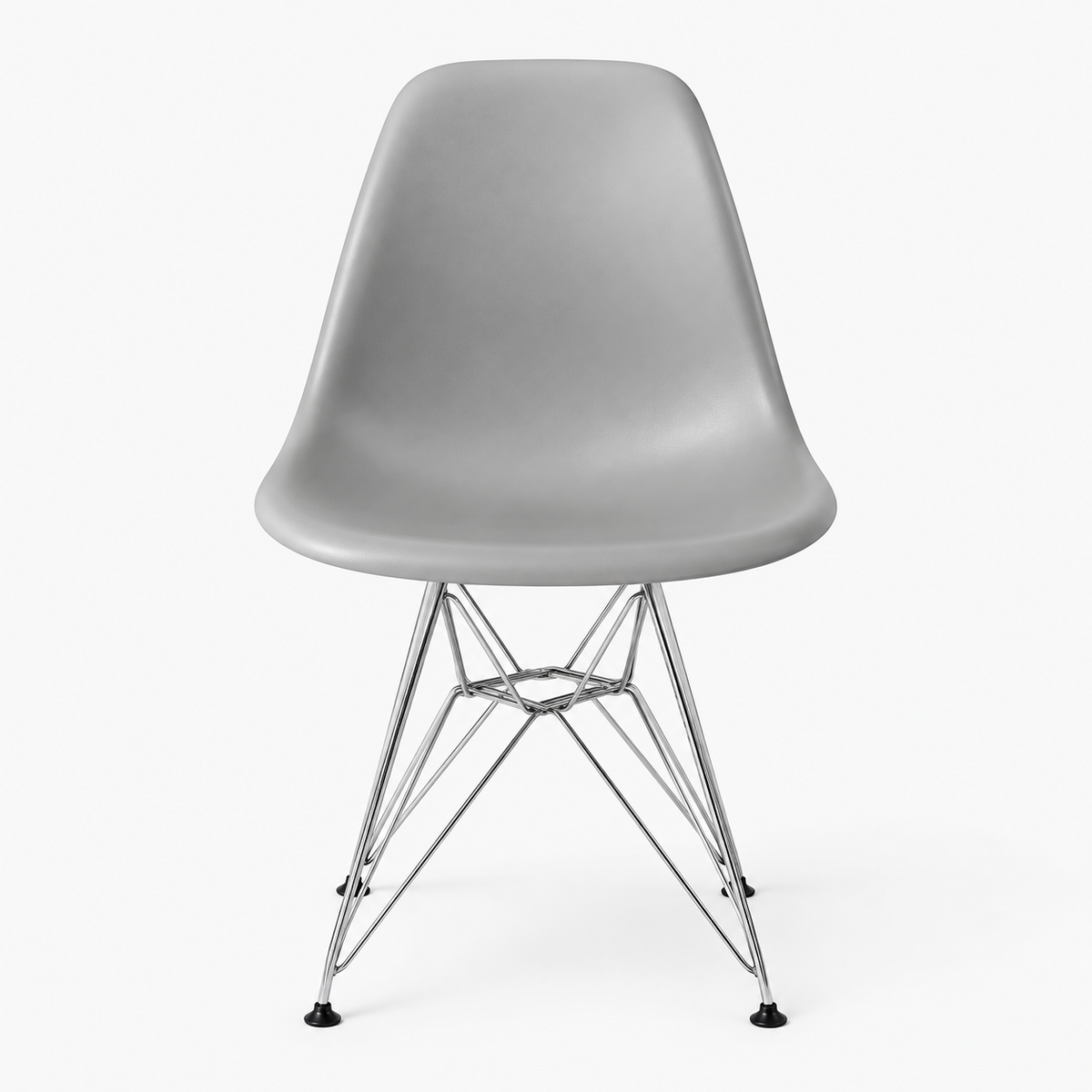 Eames Eiffel Molded Plastic Kids Chair - Chrome legs