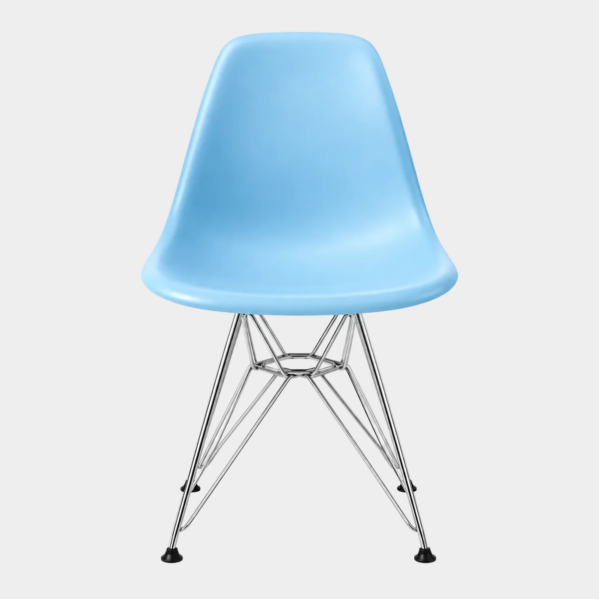 Eames Eiffel Molded Plastic Kids Chair - Chrome legs