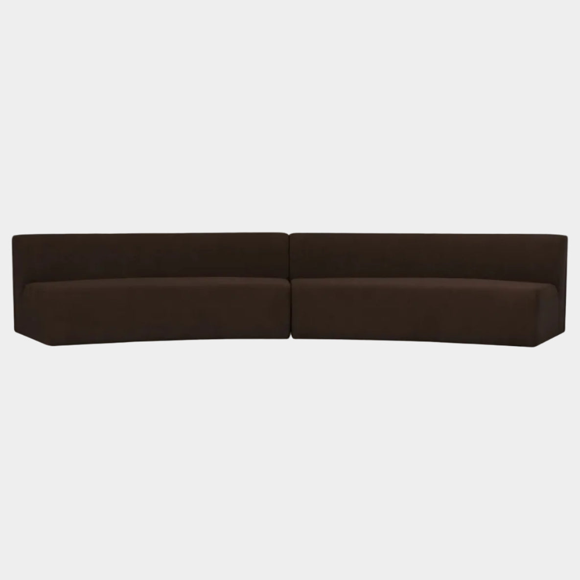 Naomi 2 Piece Concave Modular Sectional