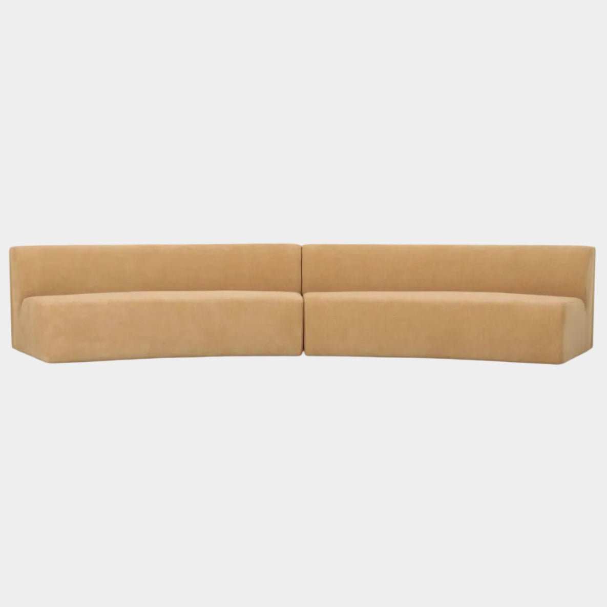 Naomi 2 Piece Concave Modular Sectional