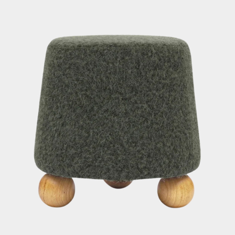 Jaine Loose Mohair Stool
