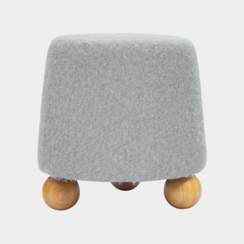 Jaine Loose Mohair Stool