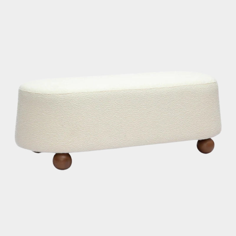 Jaine Boucle Large Ottoman