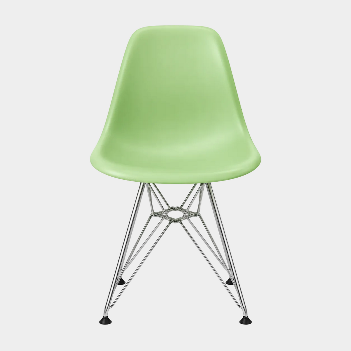 Eames Eiffel Molded Plastic Kids Chair - Chrome legs