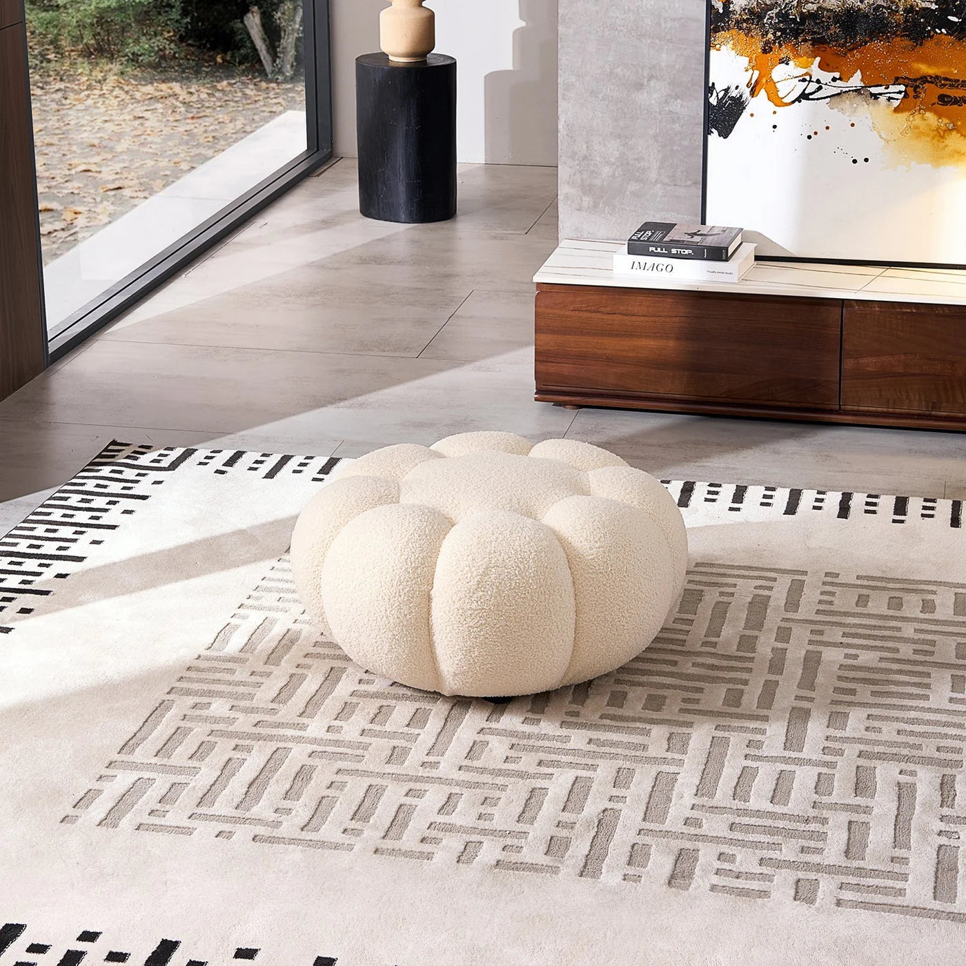 Fauteuil Boucle Pumpkin Lounge