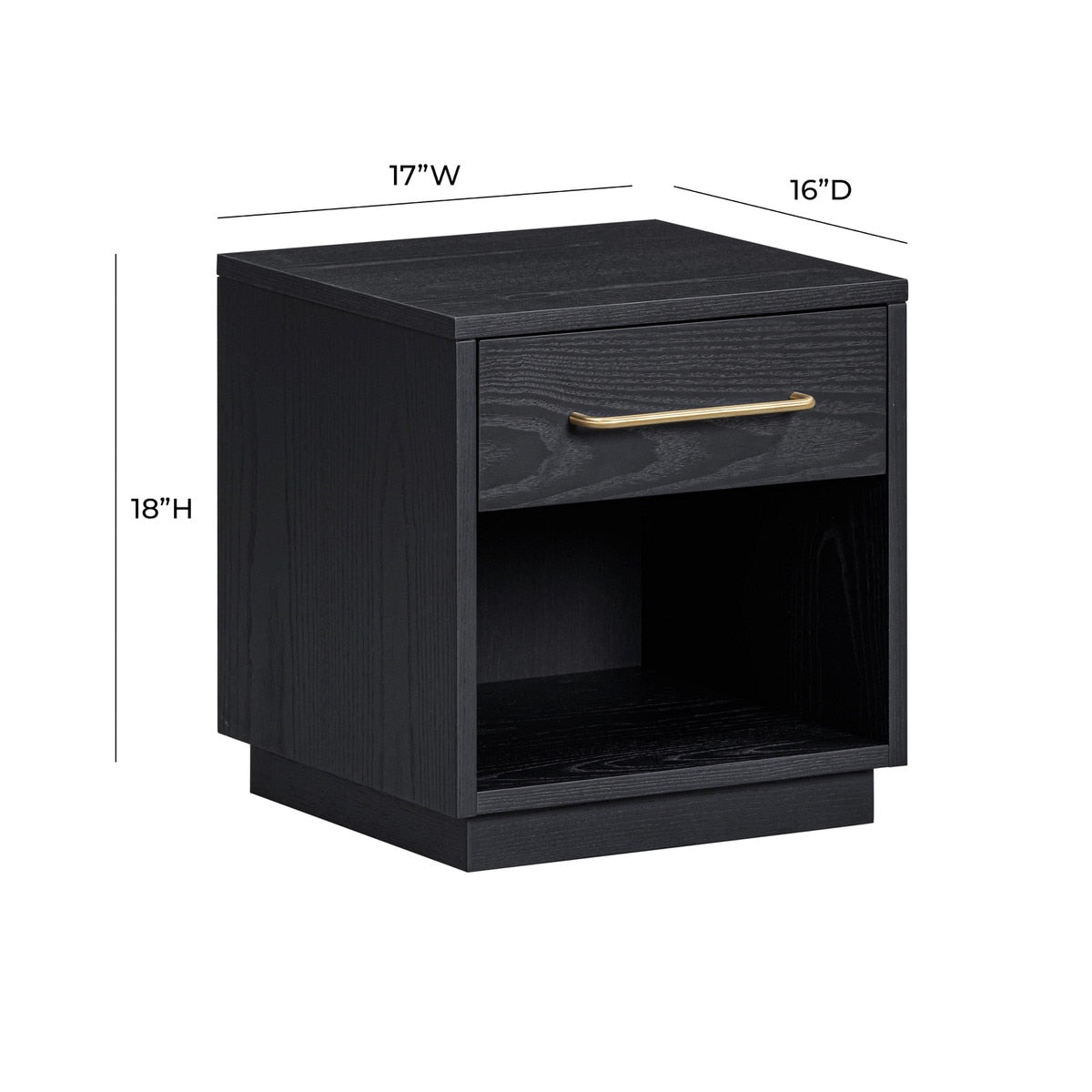 Marlow Black Wood Dresser