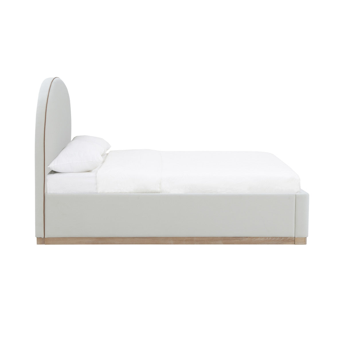 Marlow Cream Velvet  Bed