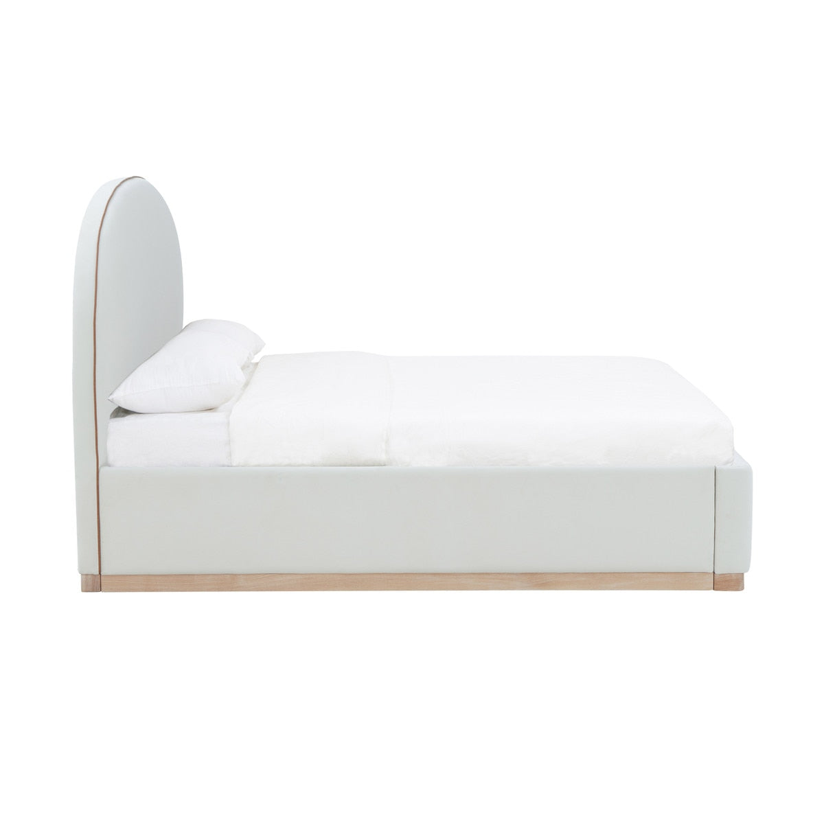 Marlow Cream Velvet  Bed