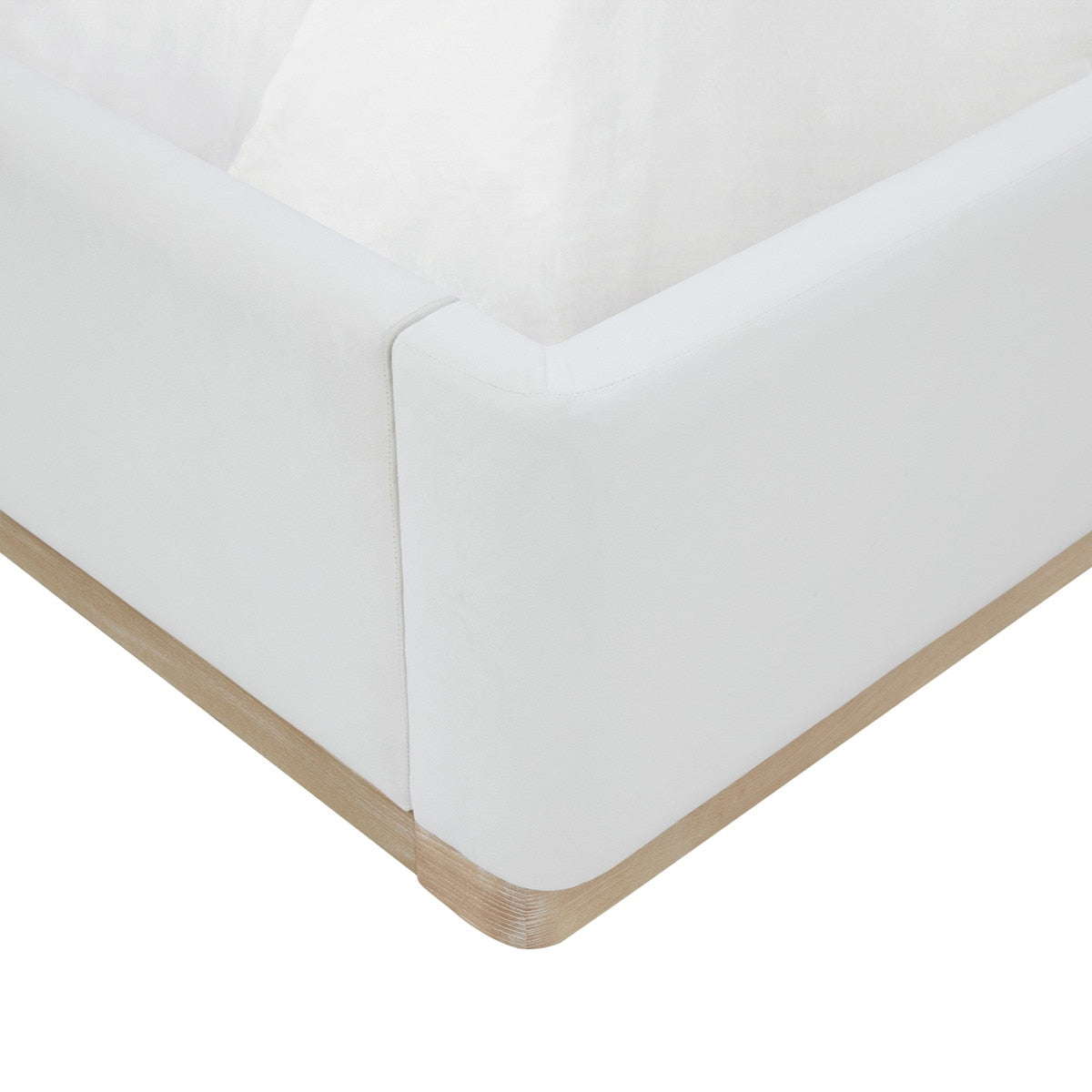 Marlow Cream Velvet  Bed