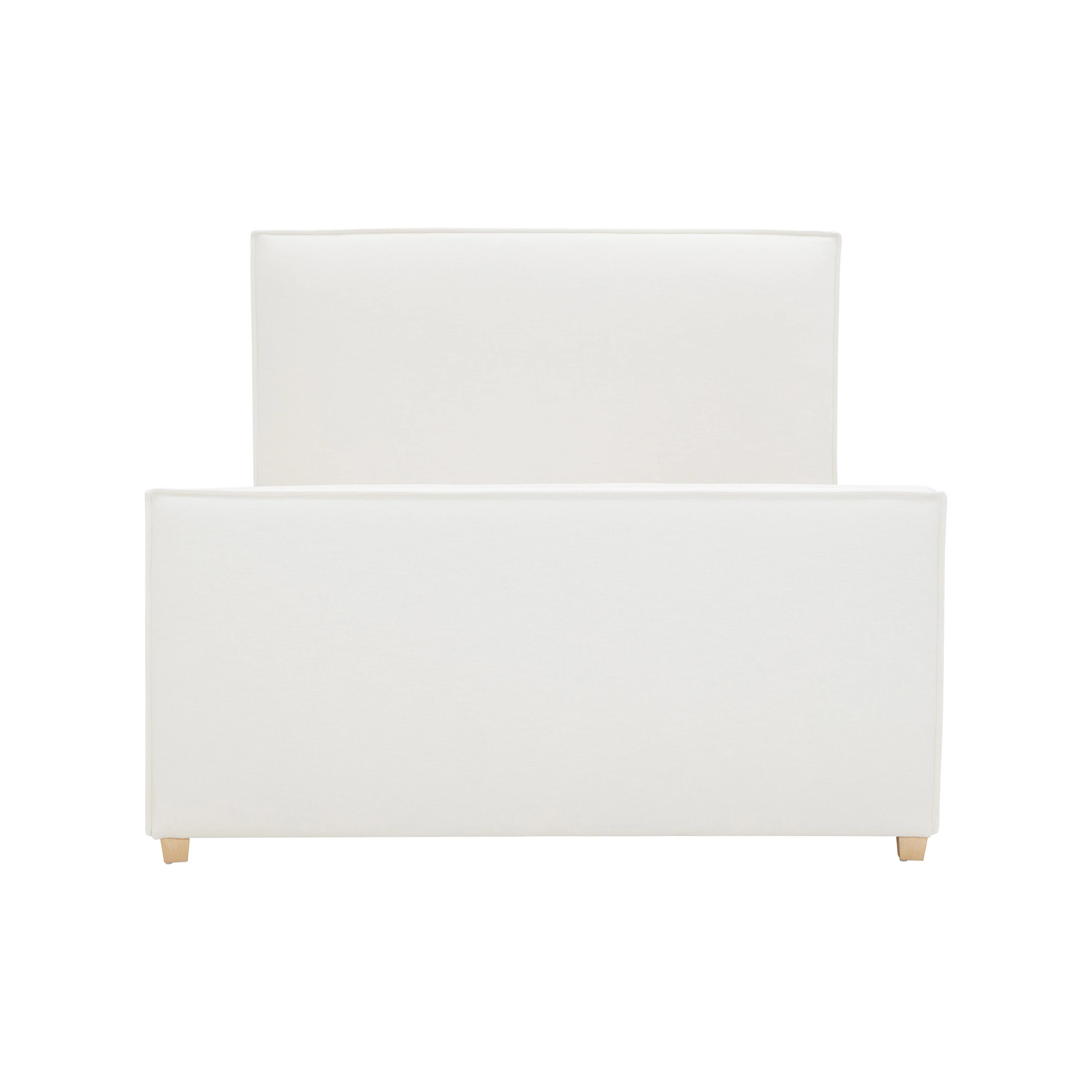 Bristol Park Ivory Contract-Grade Fabric Upholstered Bed