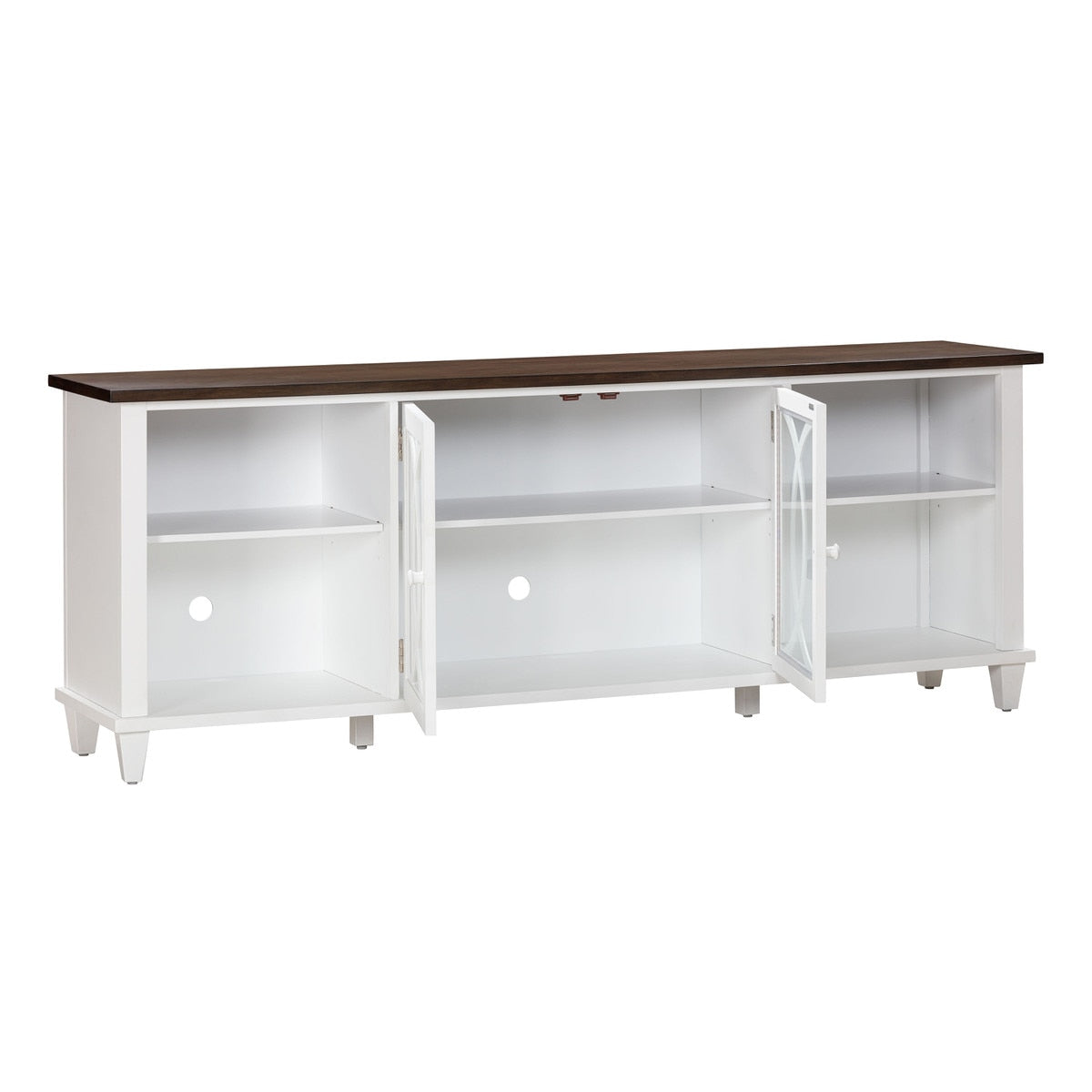 Presby White 80" Console