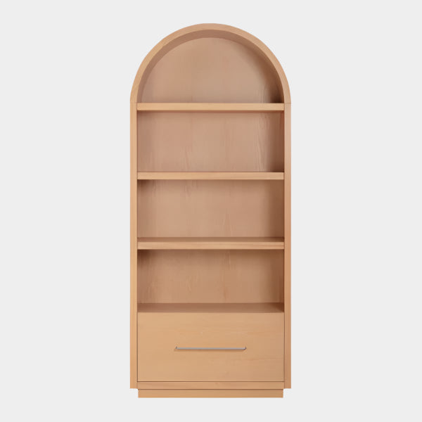 Marlow Wood Bookcase with File Drawer