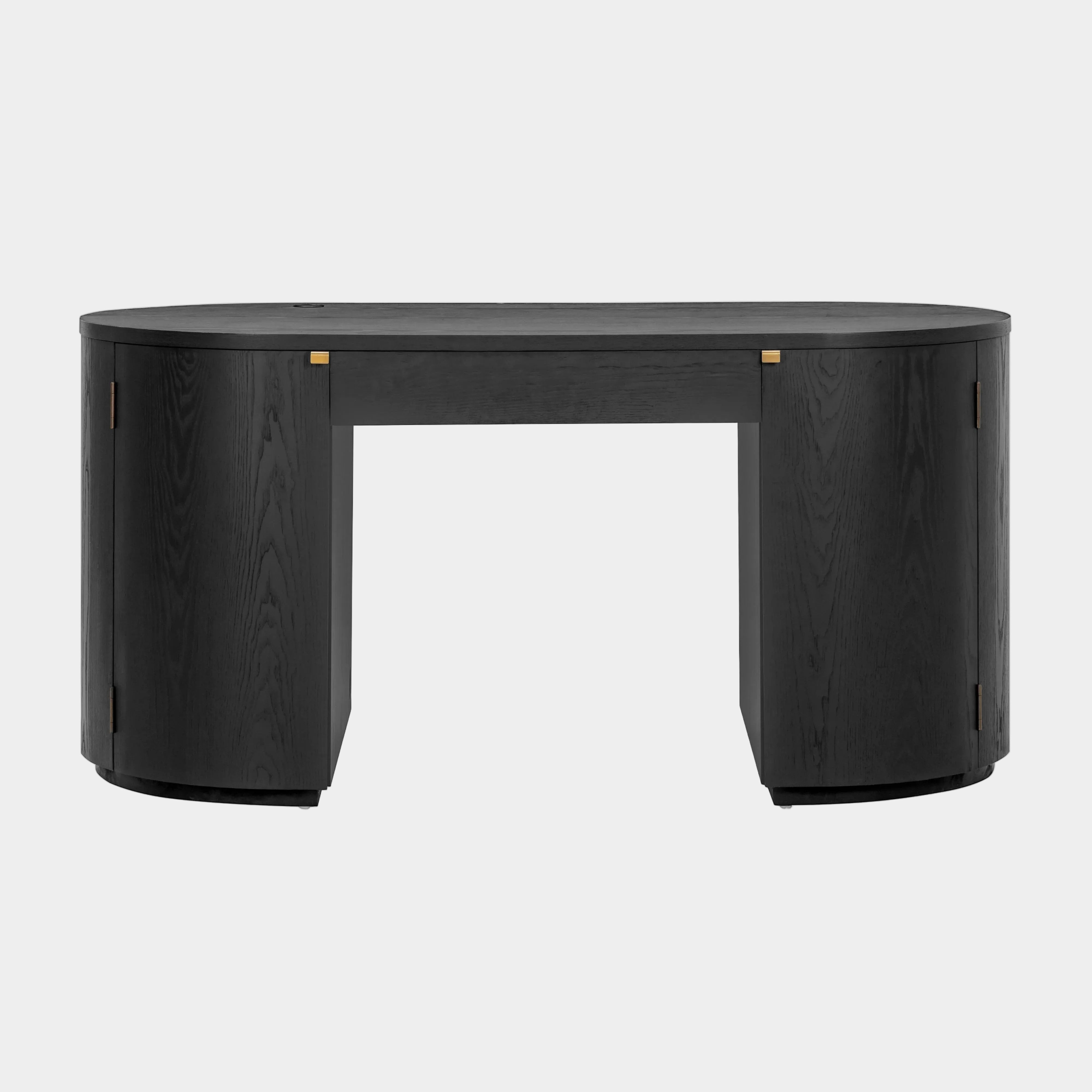 Marlow 64" Wood Executive Desk With Storage