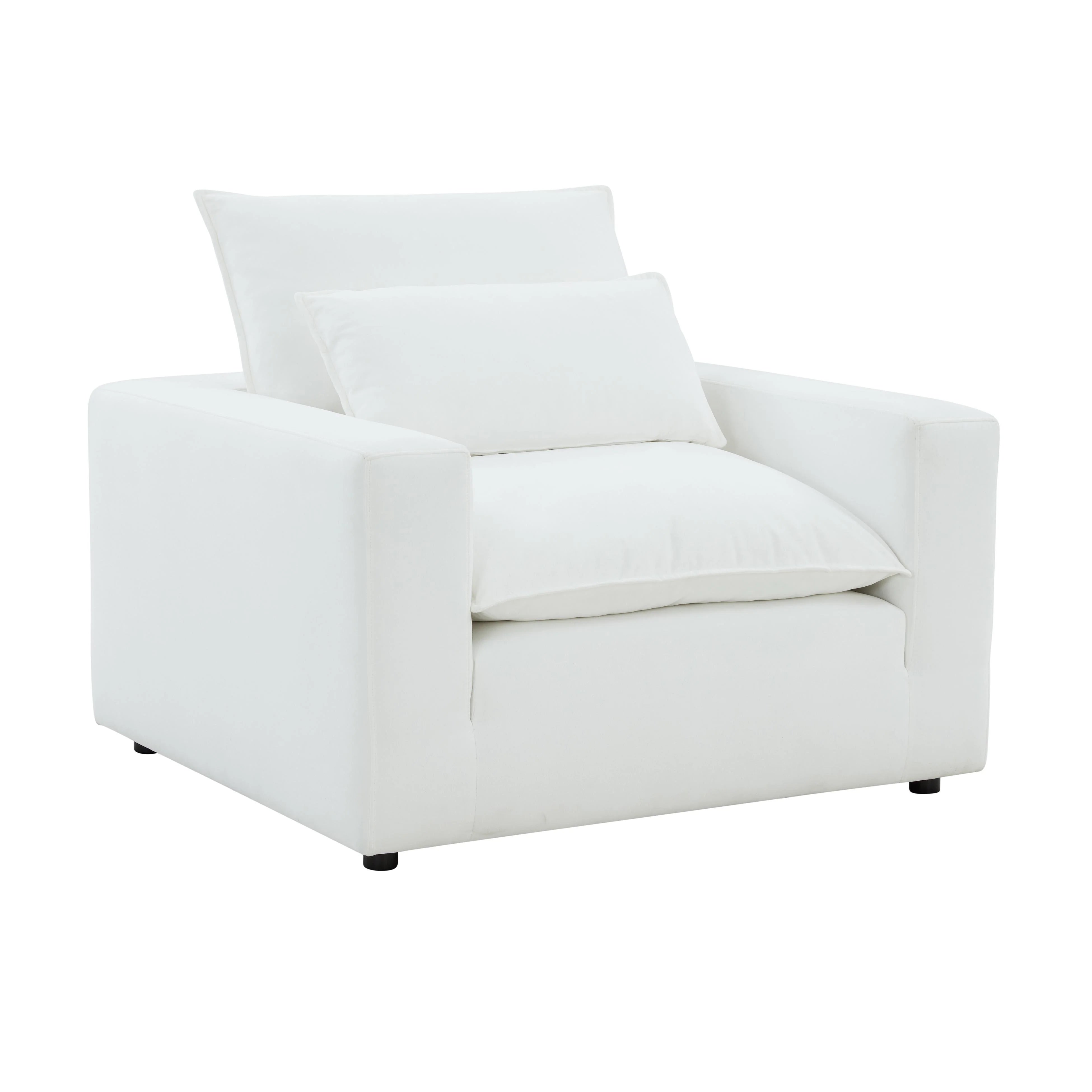 Fauteuil en tissu Cali Slate Performance 
