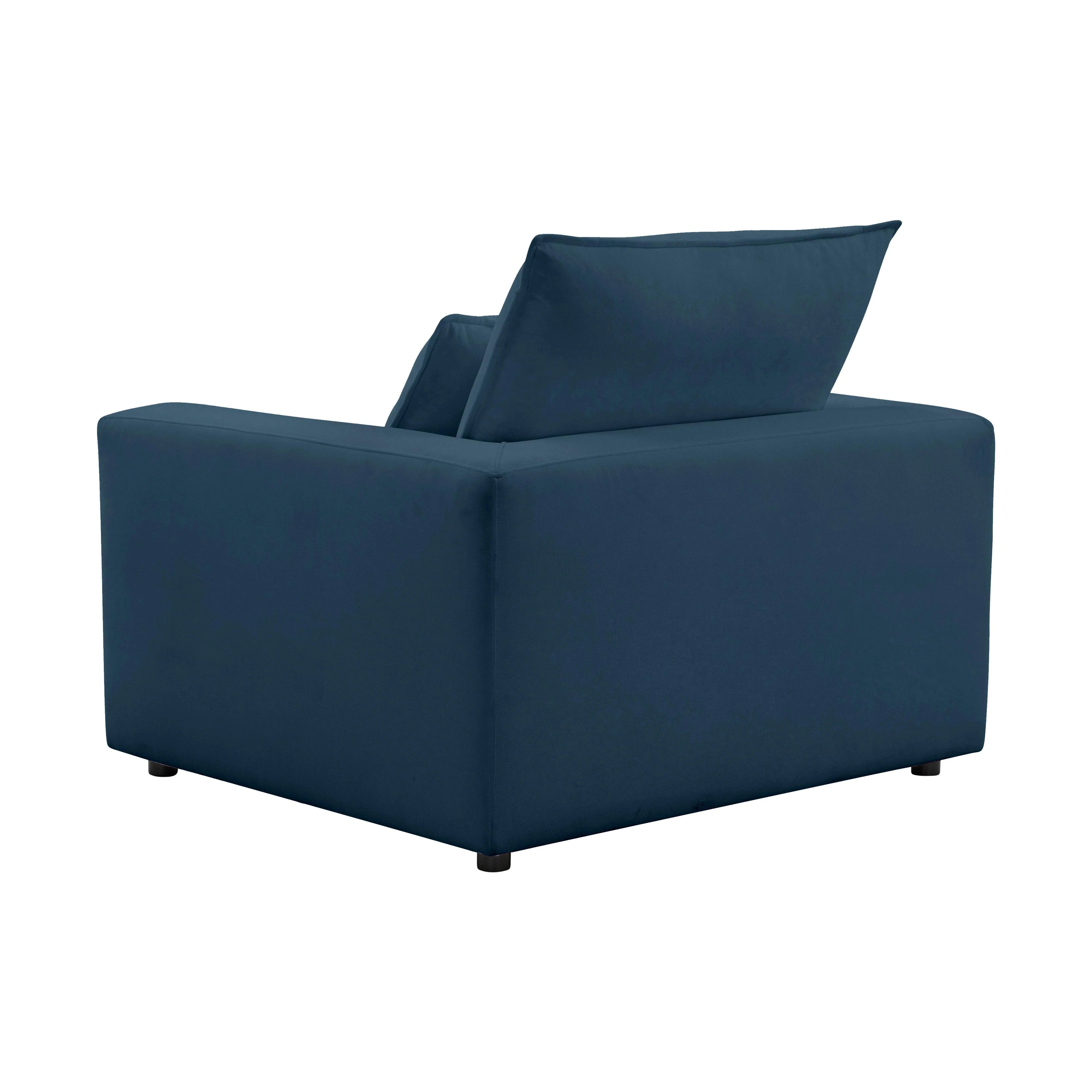 Fauteuil en tissu Cali Slate Performance 