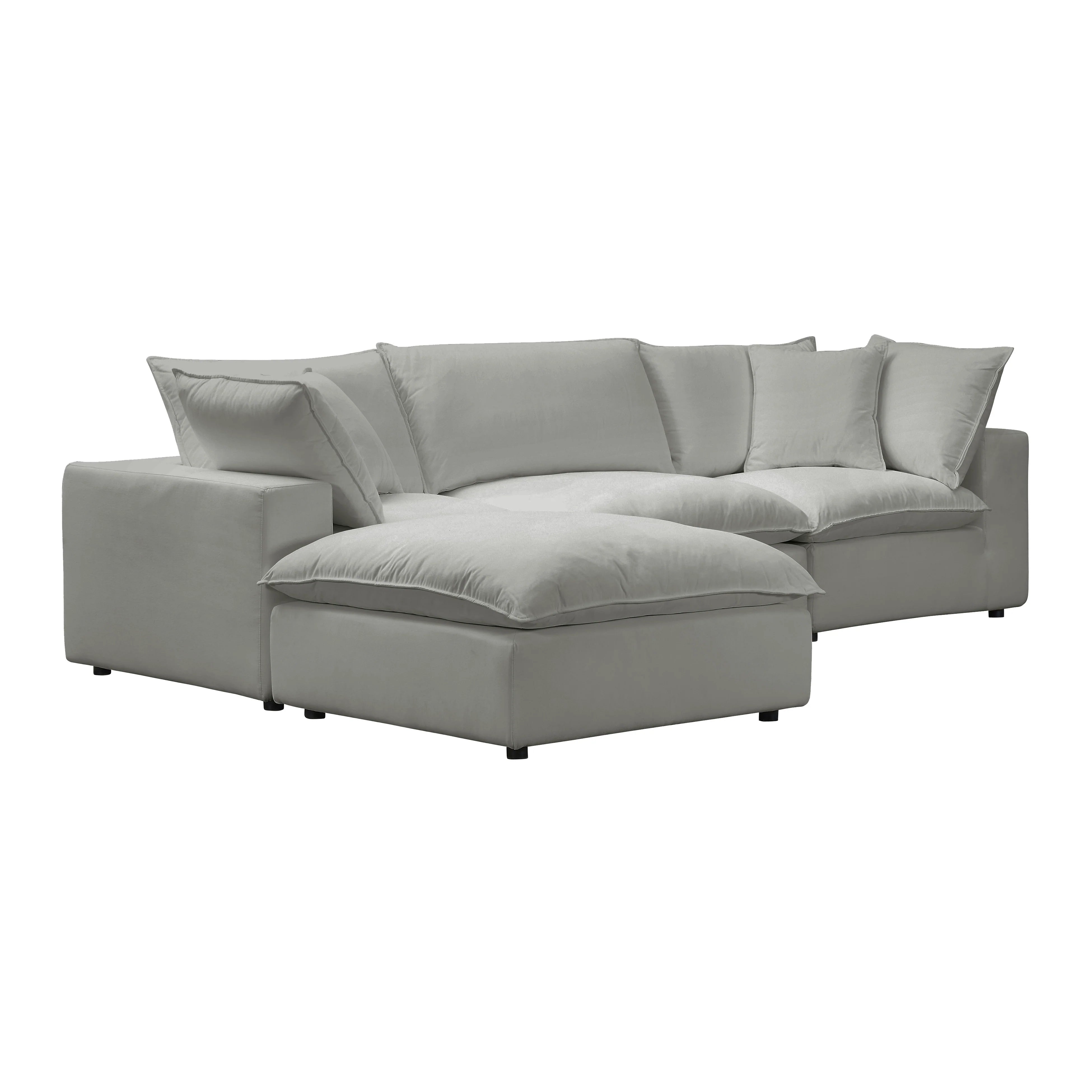 Cali 4-Piece Performance Fabric Modular Sectional