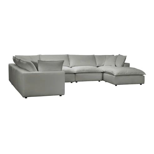 Cali 7-Piece Performance Fabric Modular Large Chaise Sectional