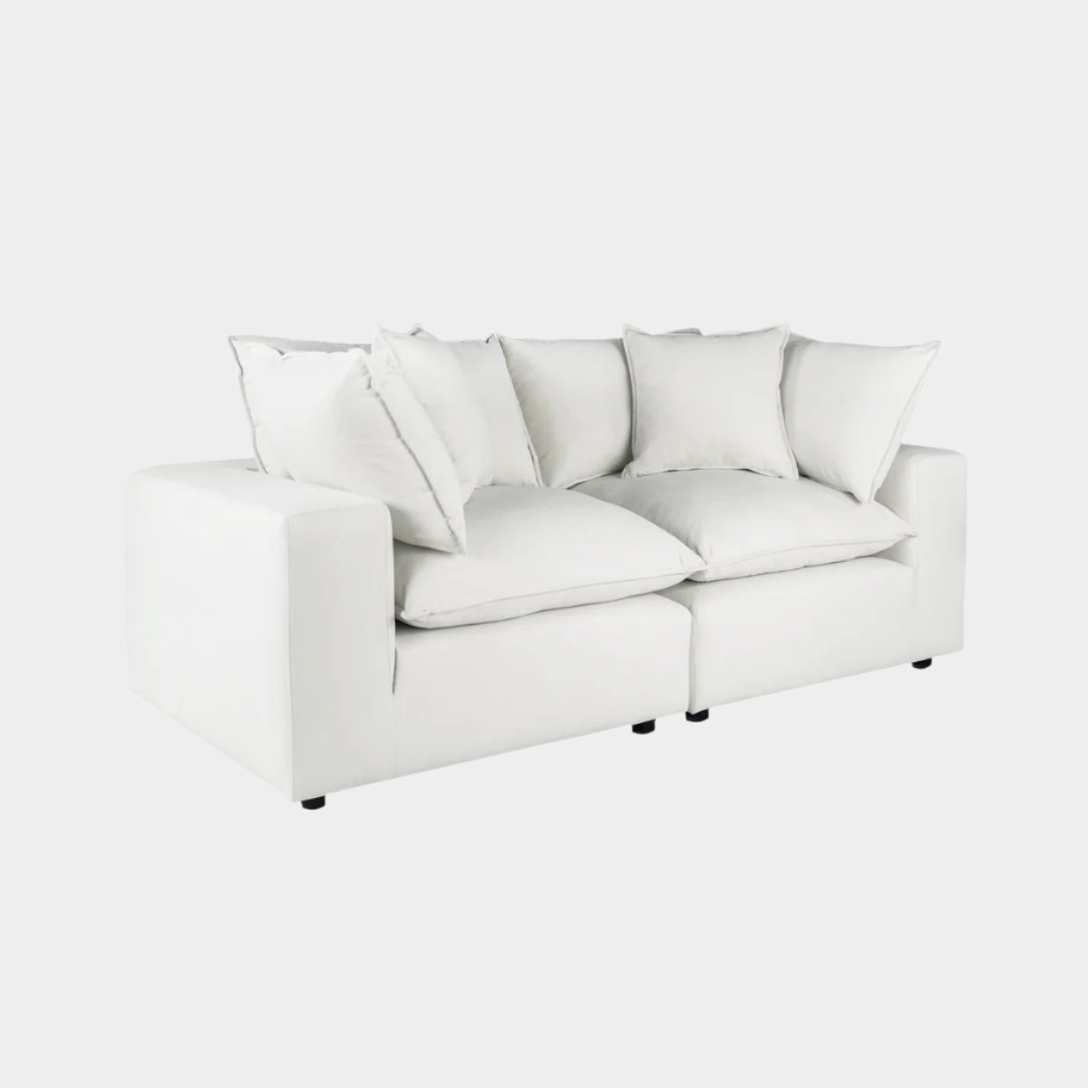 Cali  Performance Fabric Modular Loveseat