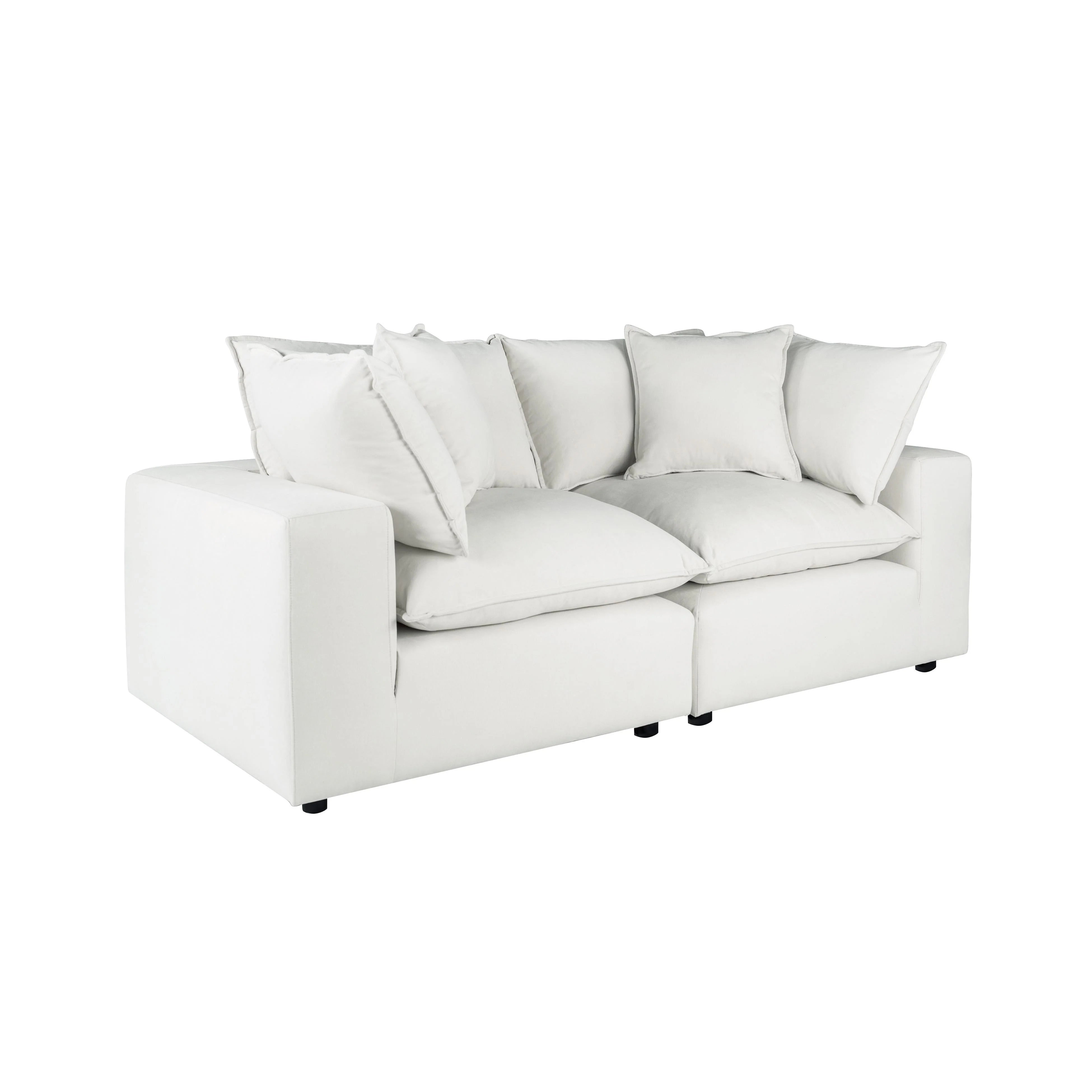 Cali 80" Performance Fabric Modular Loveseat