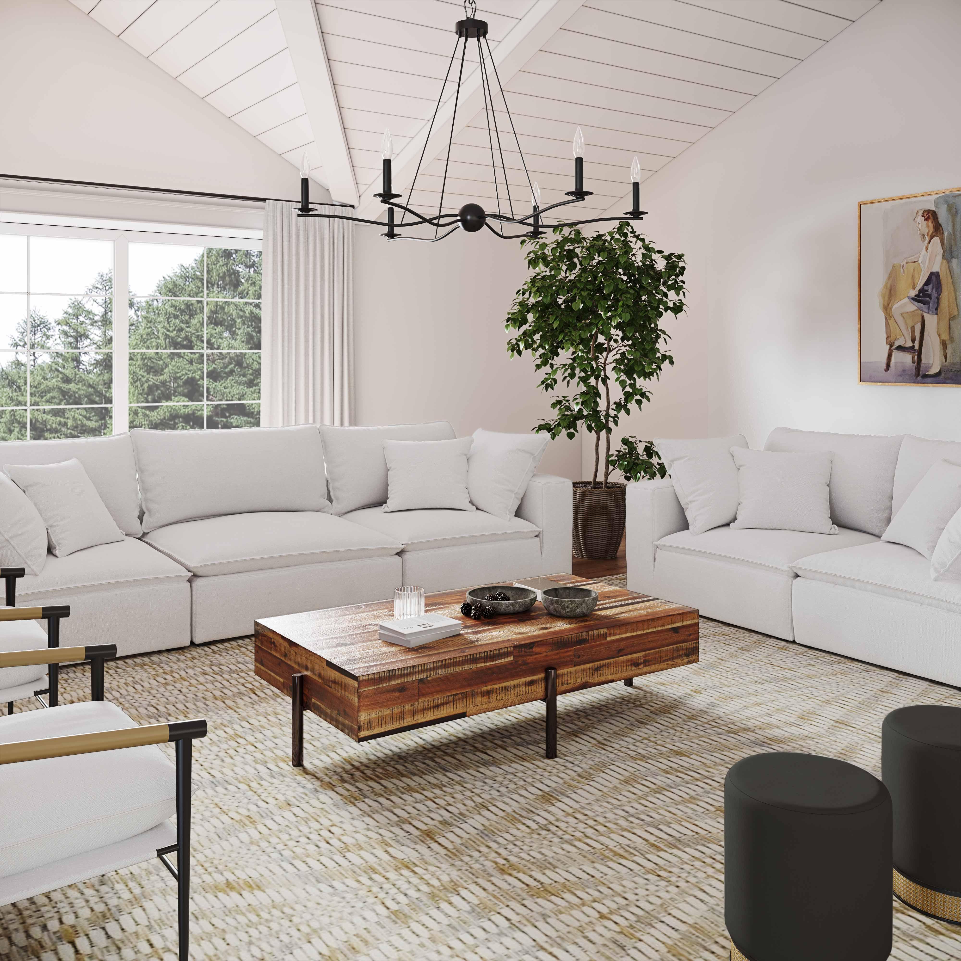 Cali 80" Performance Fabric Modular Loveseat