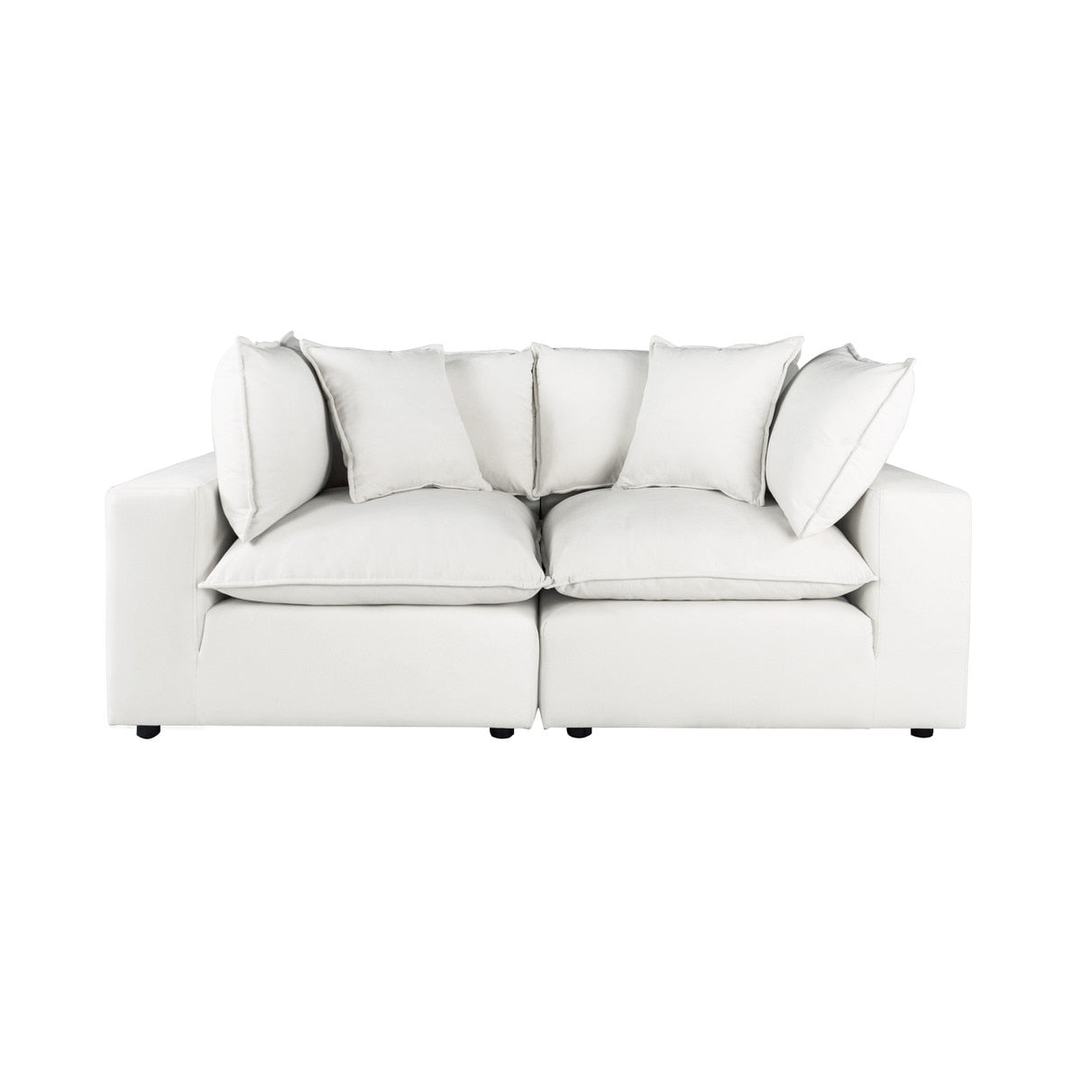 Cali  Performance Fabric Modular Loveseat