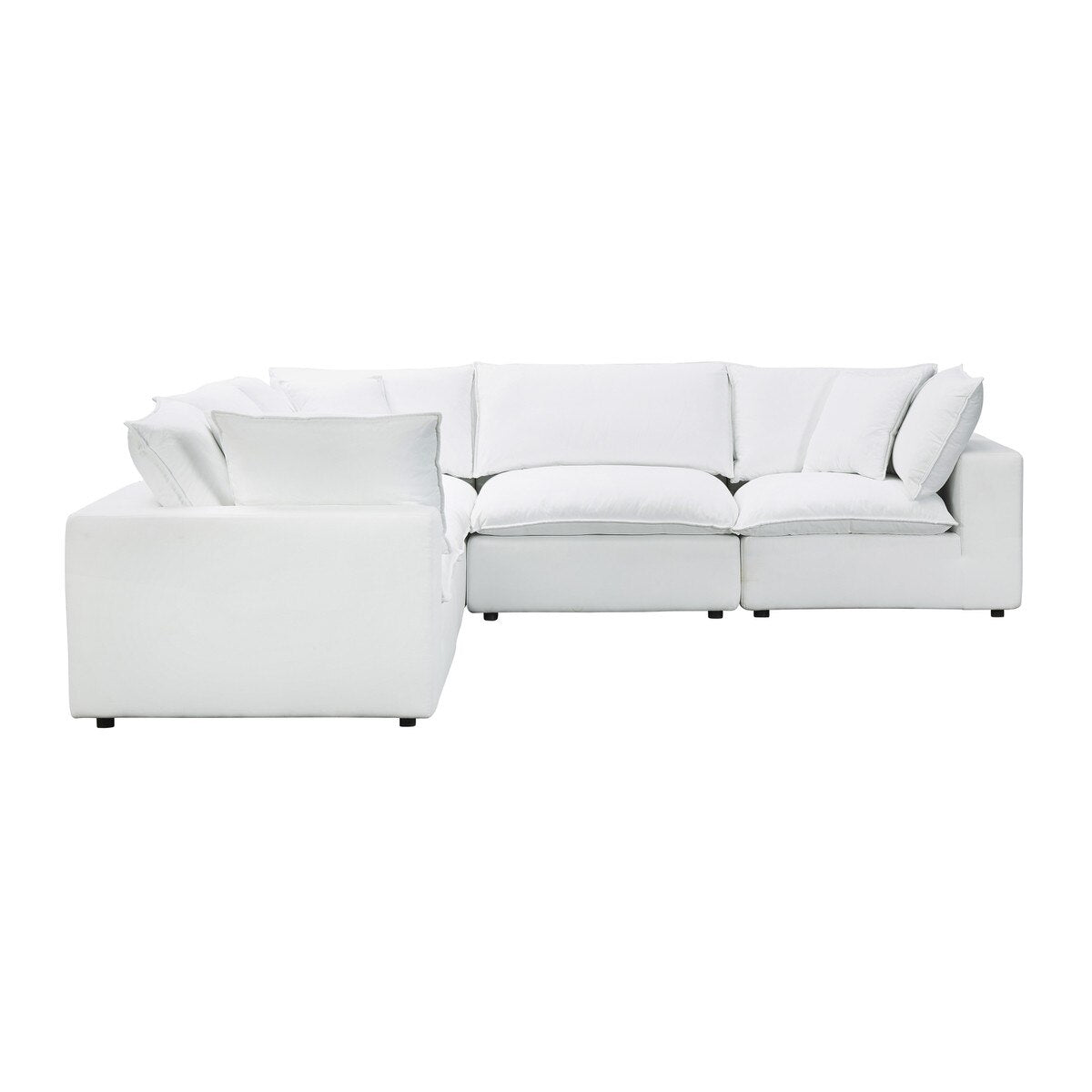 Cali Pearl Performance Fabric Modular L-Sectional