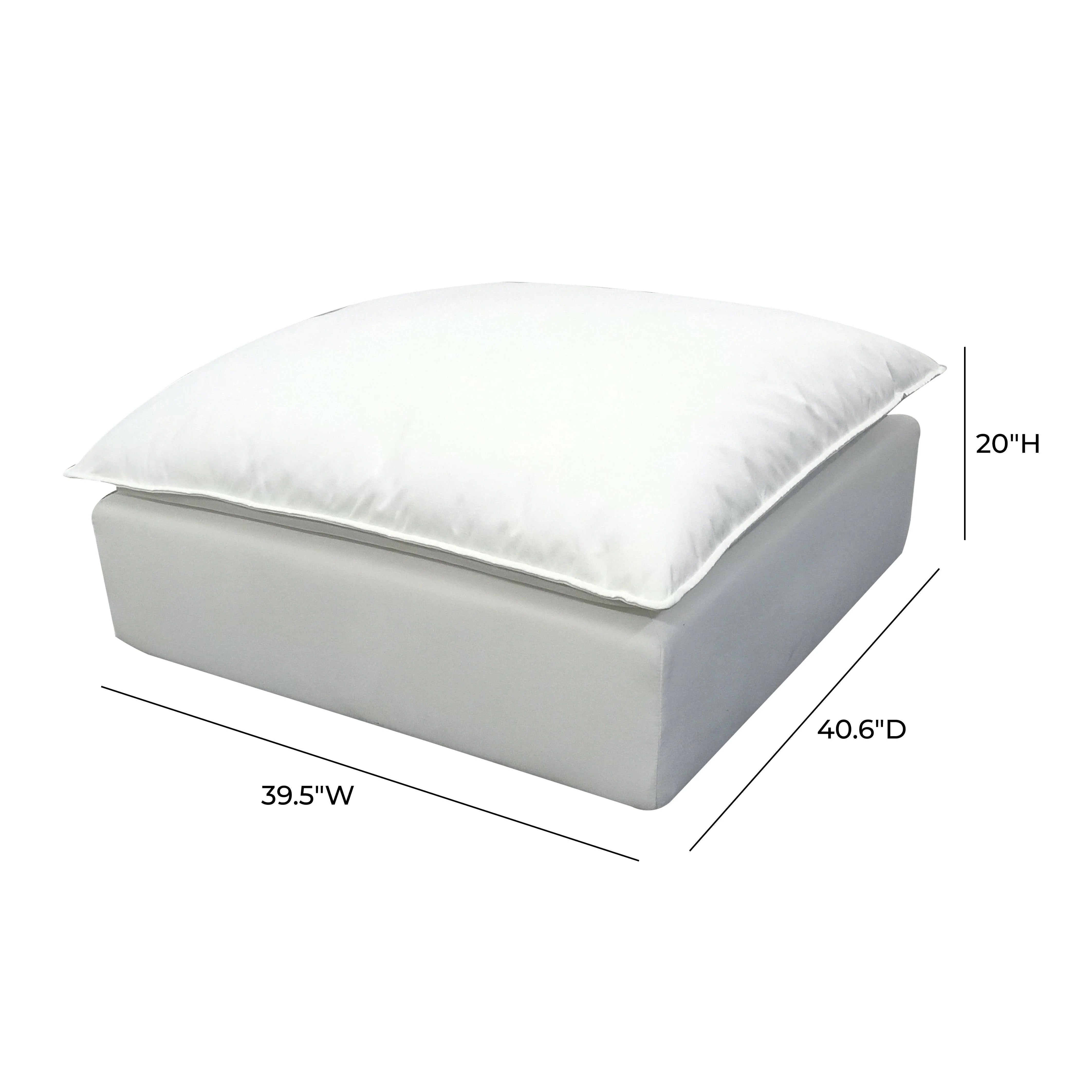 Cali Performance Fabric Ottoman