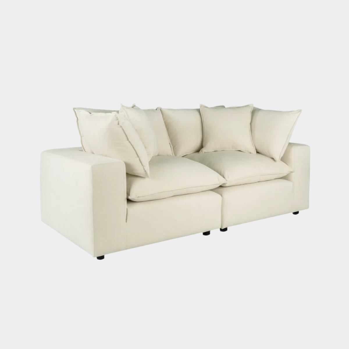 Cali  Performance Fabric Modular Loveseat